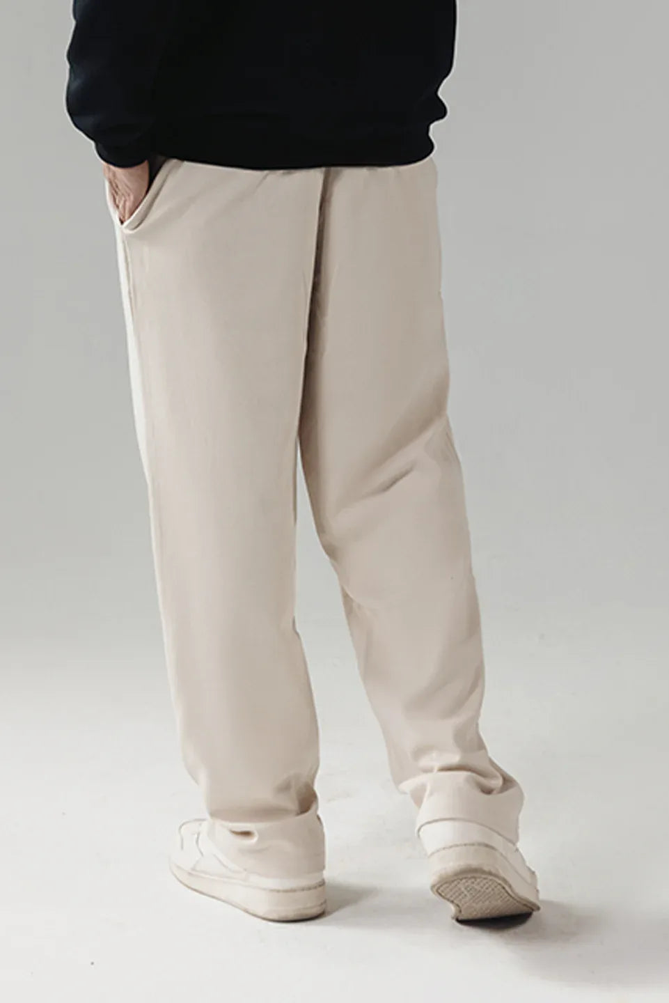 STRAIGHT LEG INTERLOCK TROUSERS