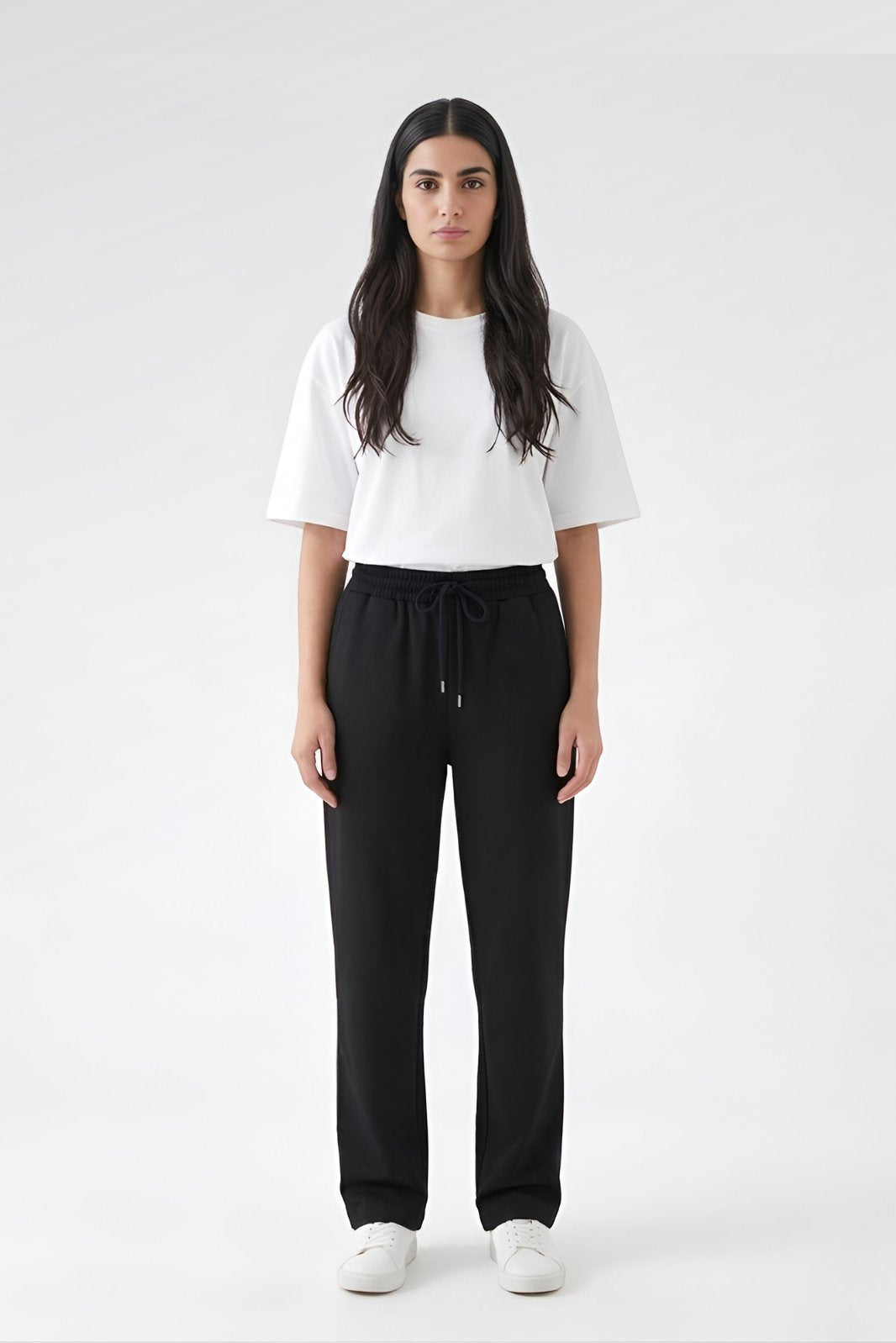 STRAIGHT LEG INTERLOCK TROUSERS