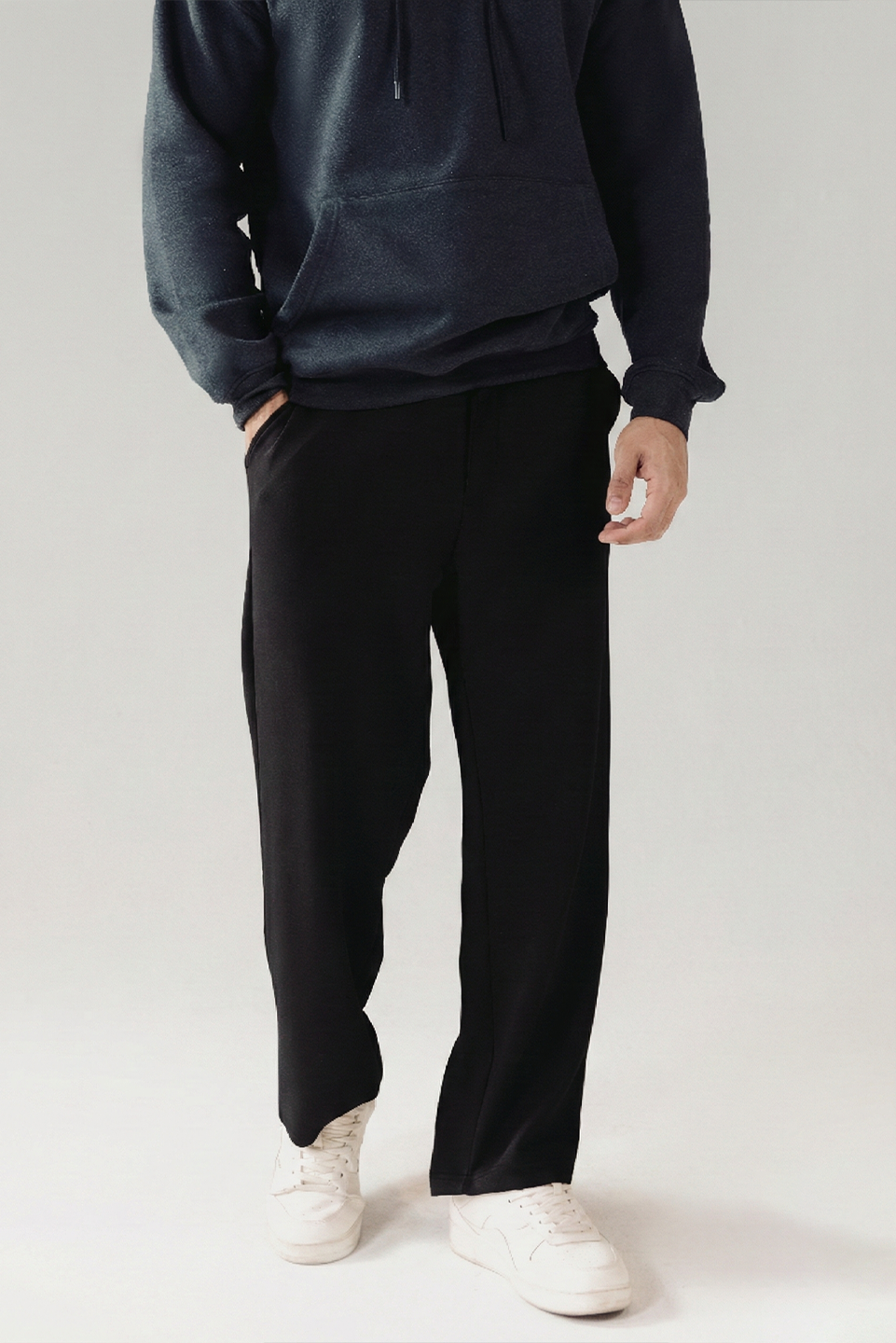 TAILORED SCUBA PANTS BLACK