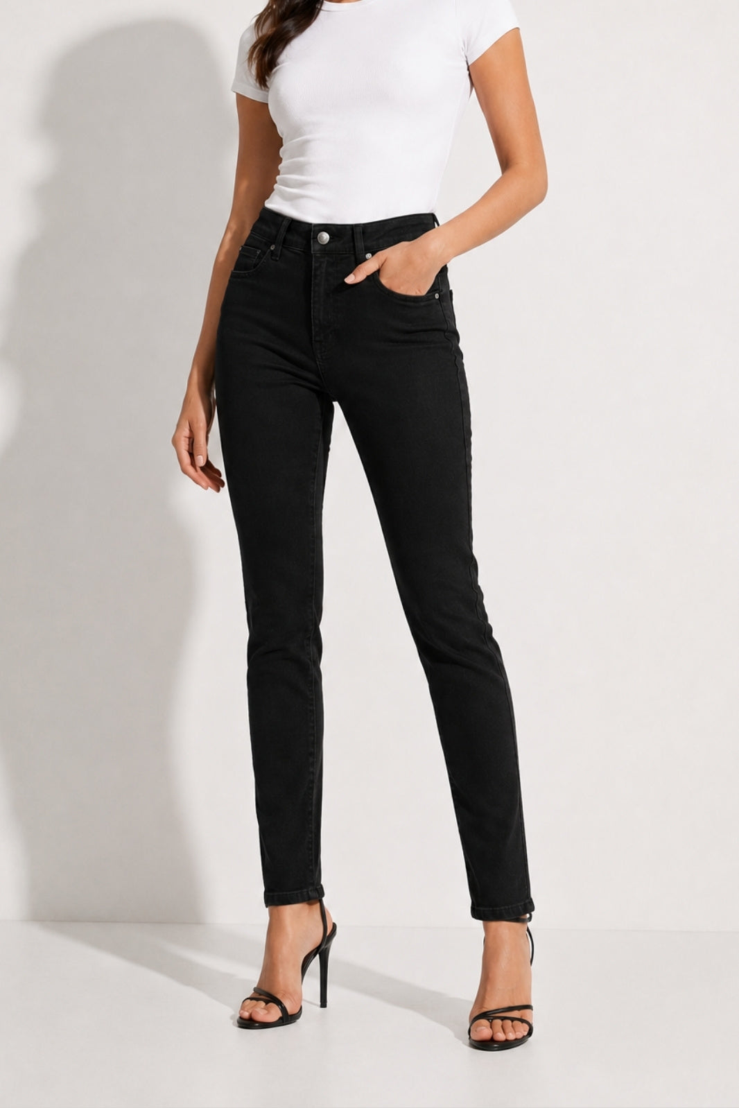 BLACK SLIM FIT DENIM