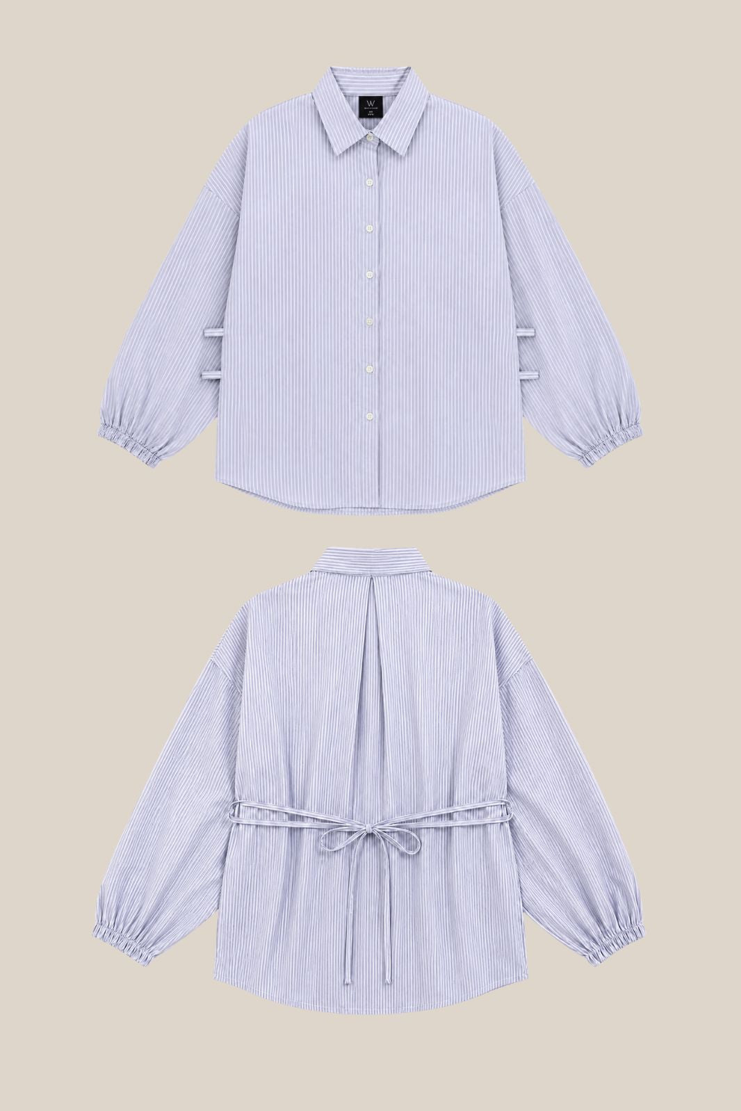 BLUE STRIPES COORD SET