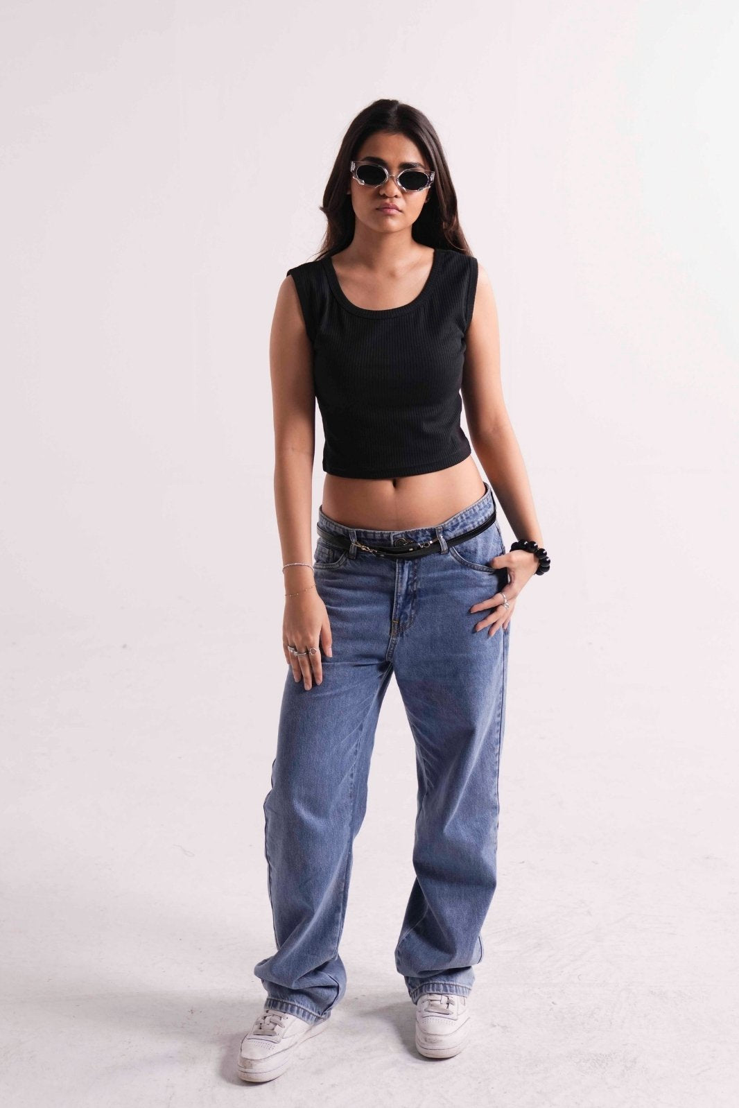 SCOOP NECK CROP TANK