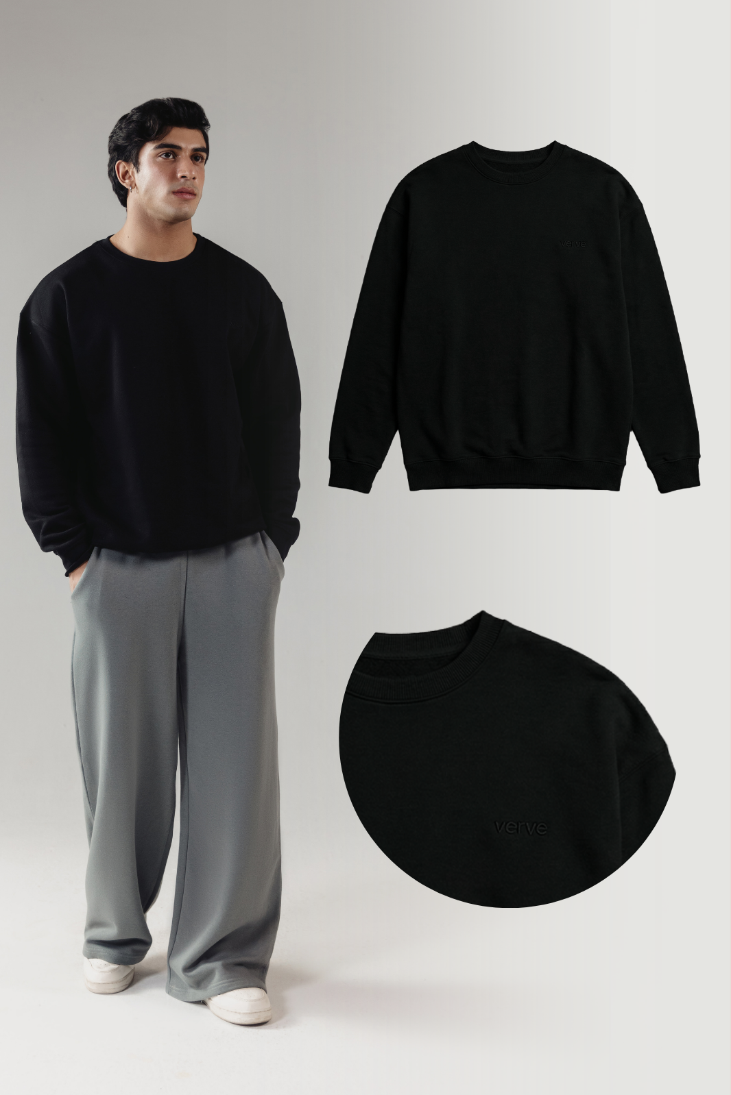 Pack of 3 Basic Sweatshirts