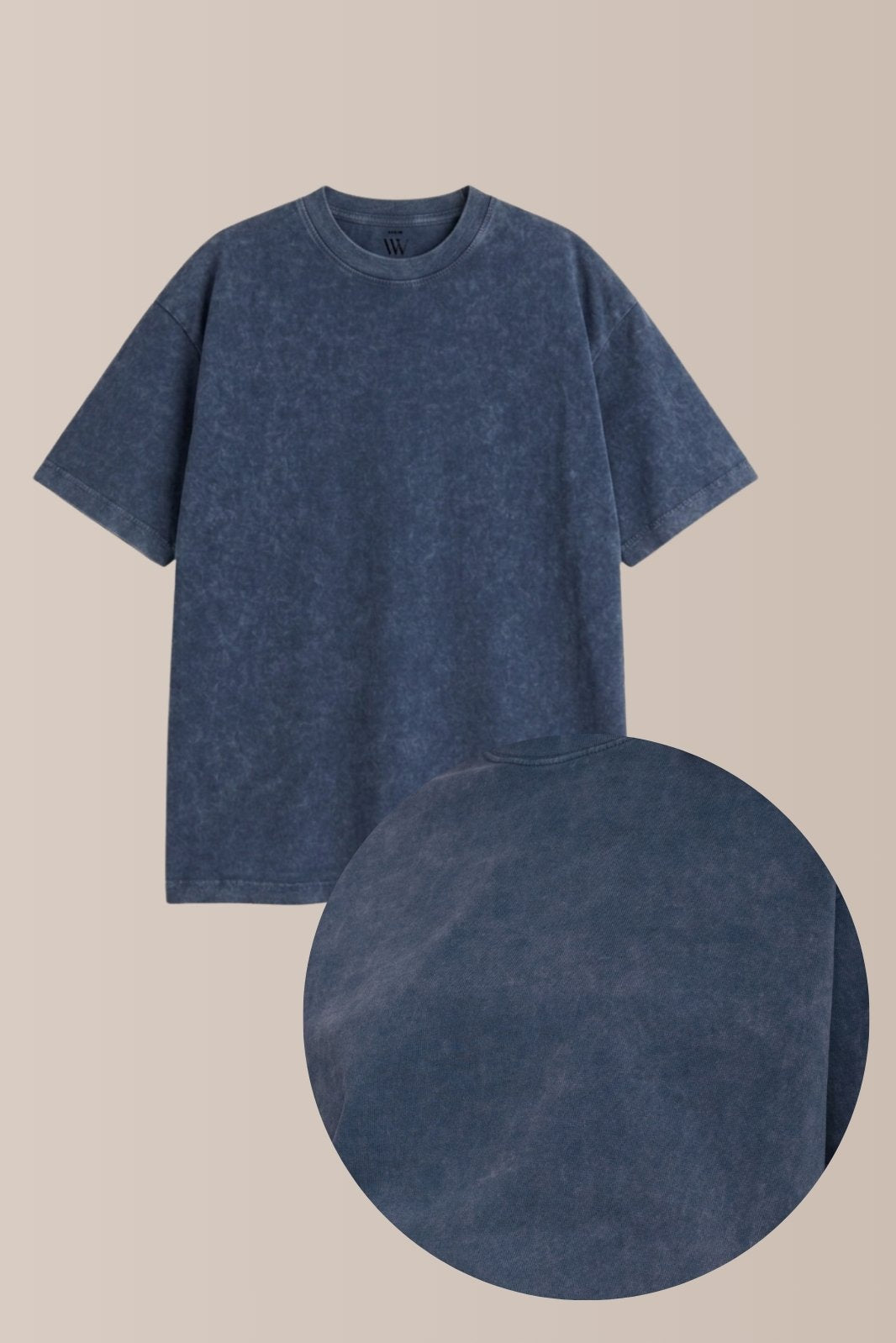 Pack of 4 Acid Wash Tees