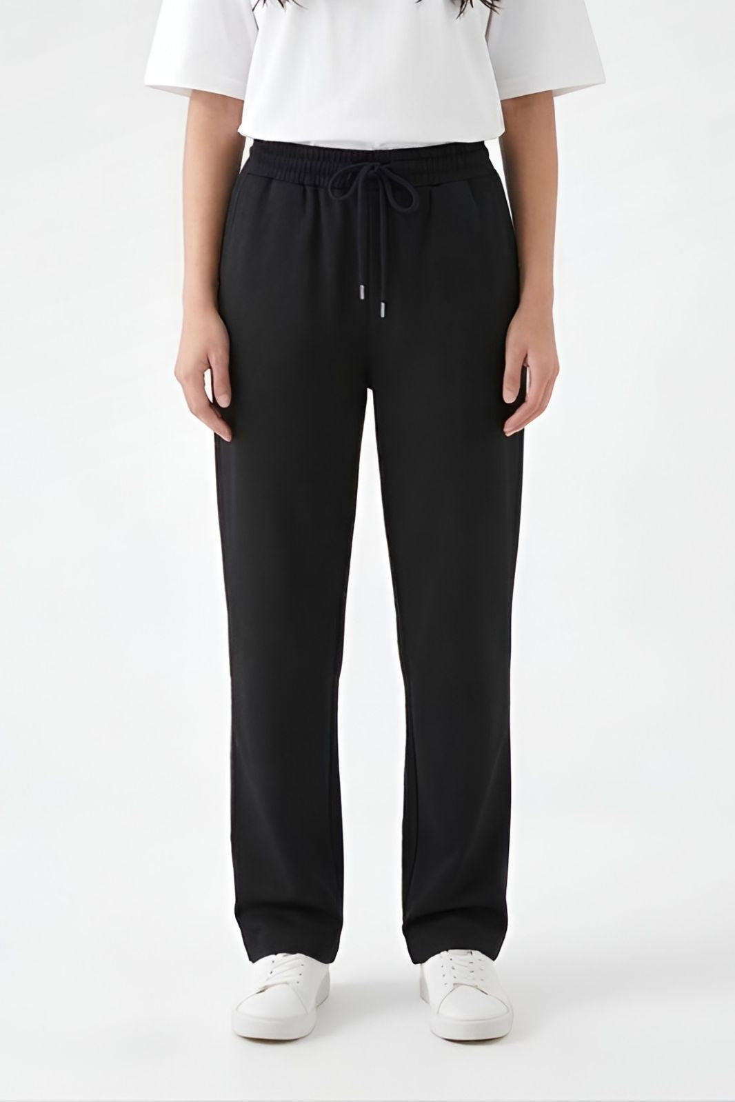 STRAIGHT LEG INTERLOCK TROUSERS