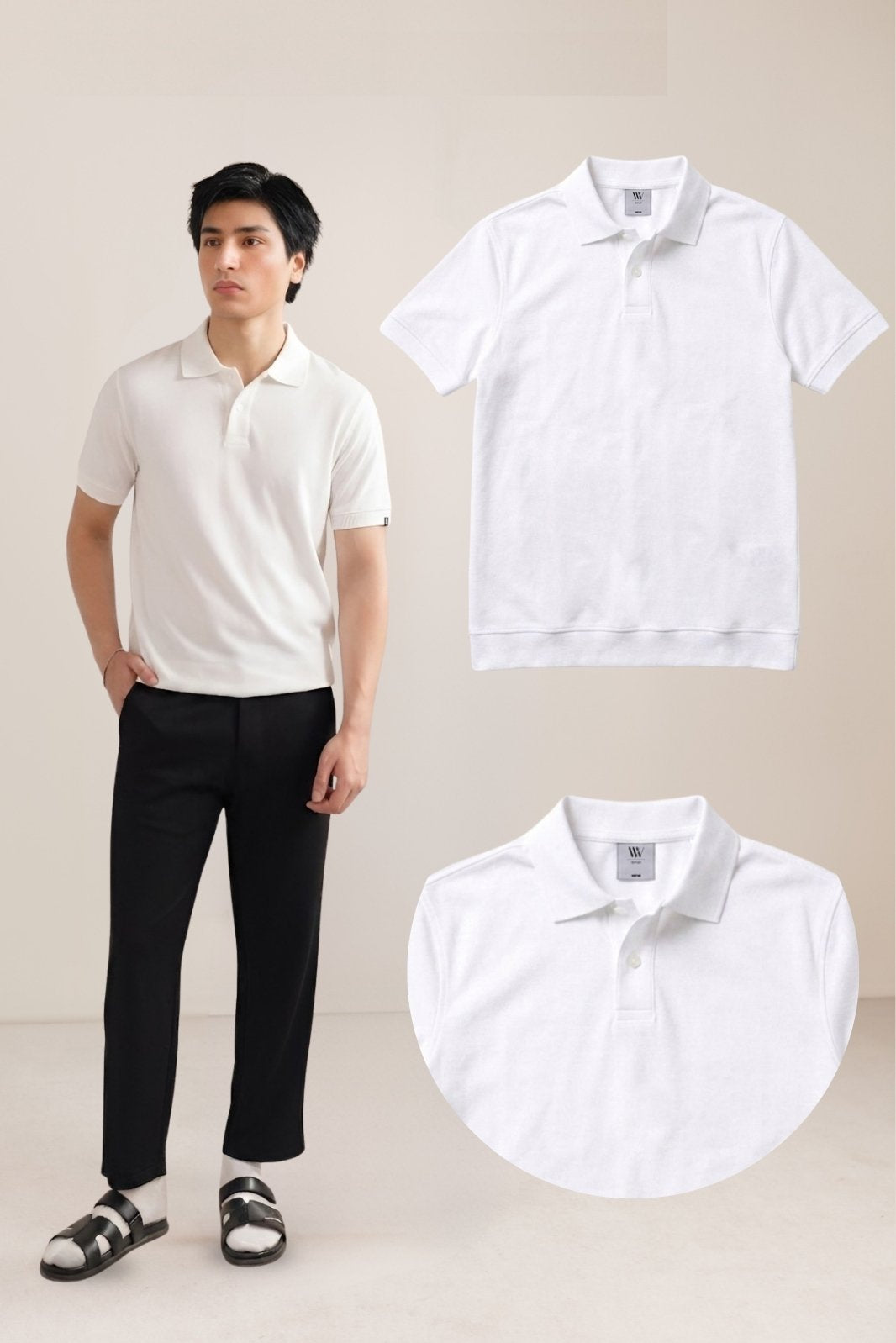 Pack of 3 Men’s Classic Button Polo