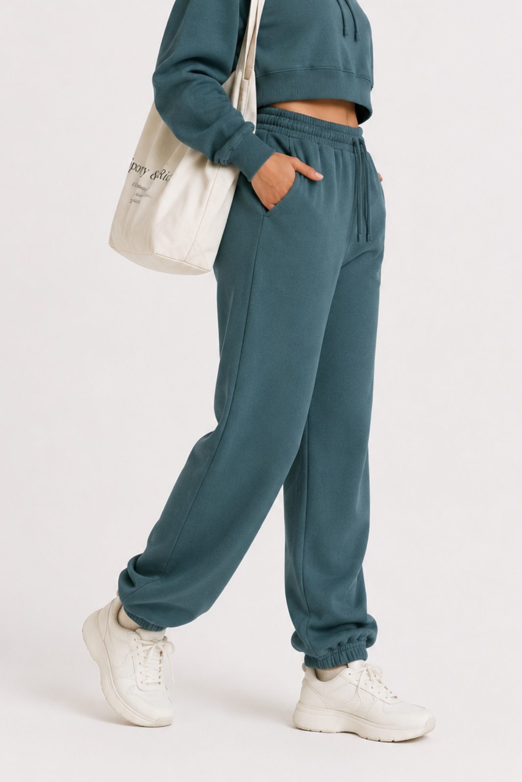 WOMEN TROUSER - TEAL