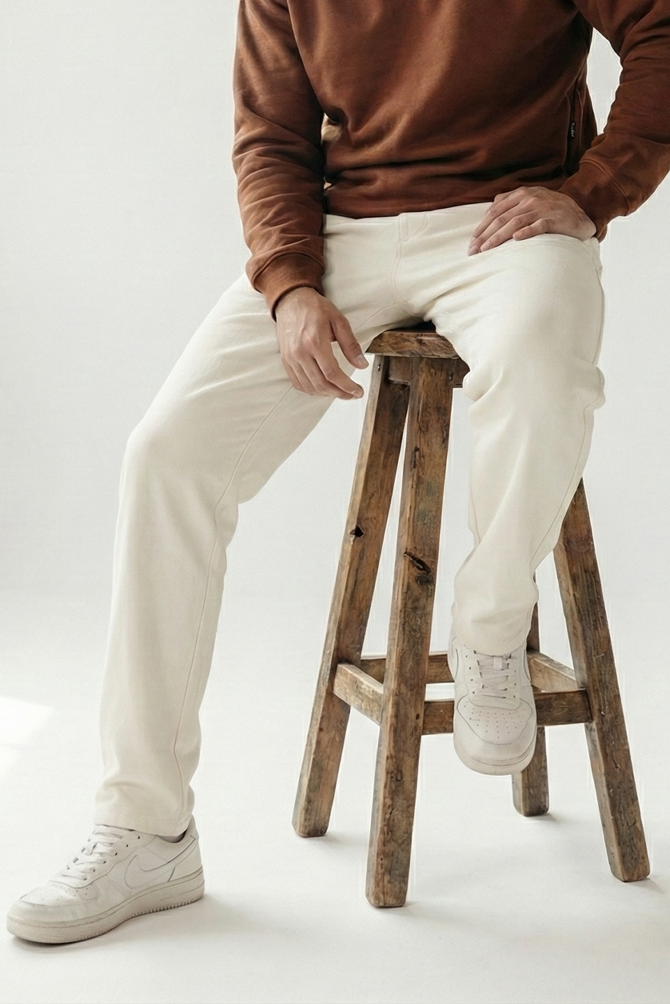 COMFORT SCUBA PANTS BEIGE