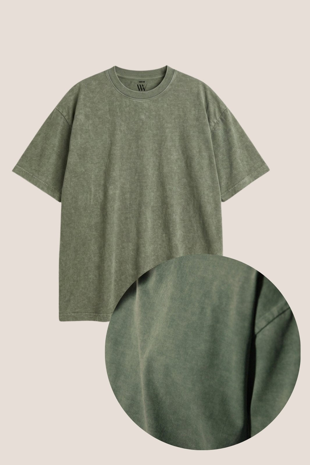 Pack of 4 Acid Wash Tees