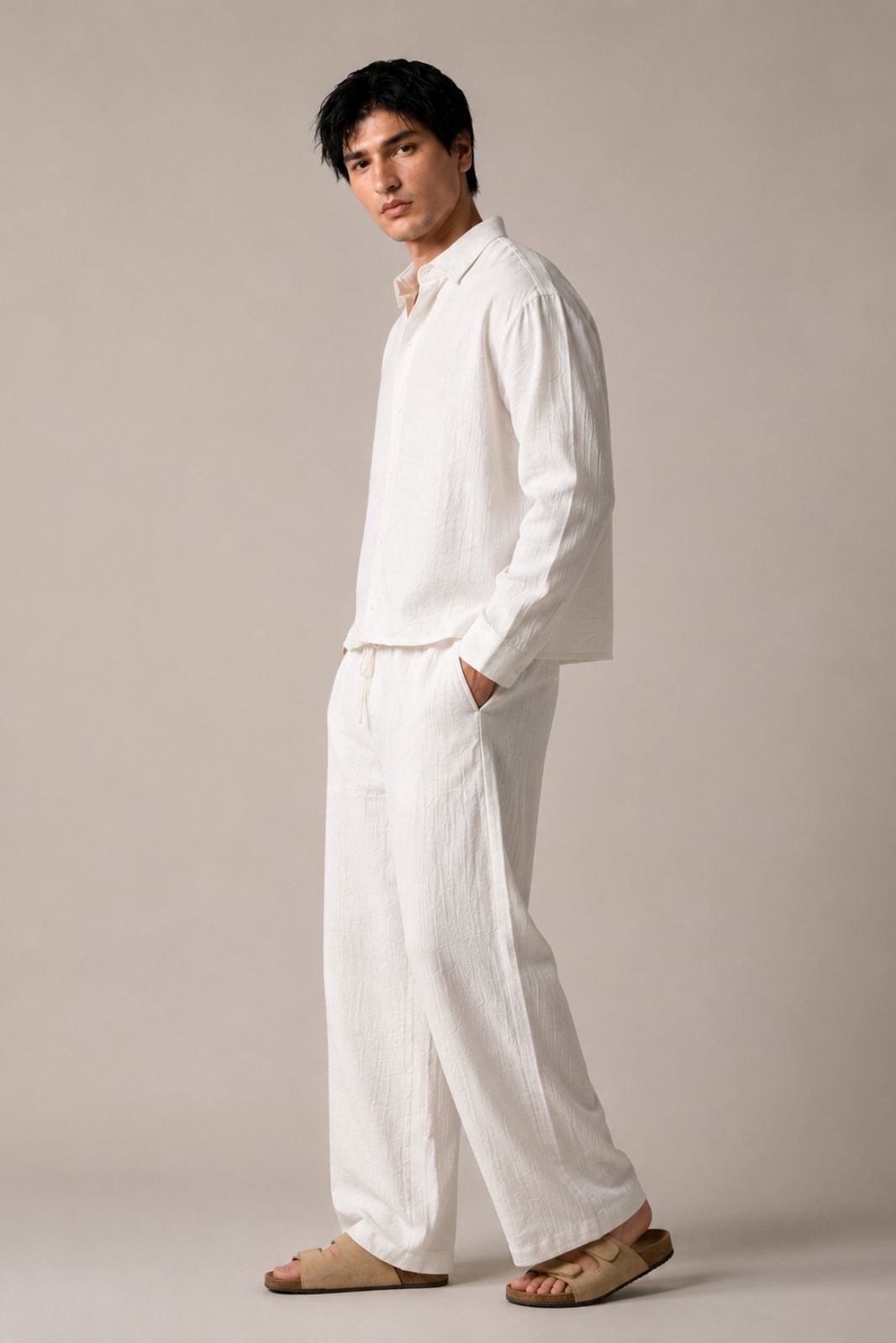 CLASSIC LINEN COORD SET