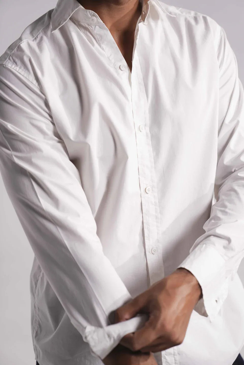 White button down shirt