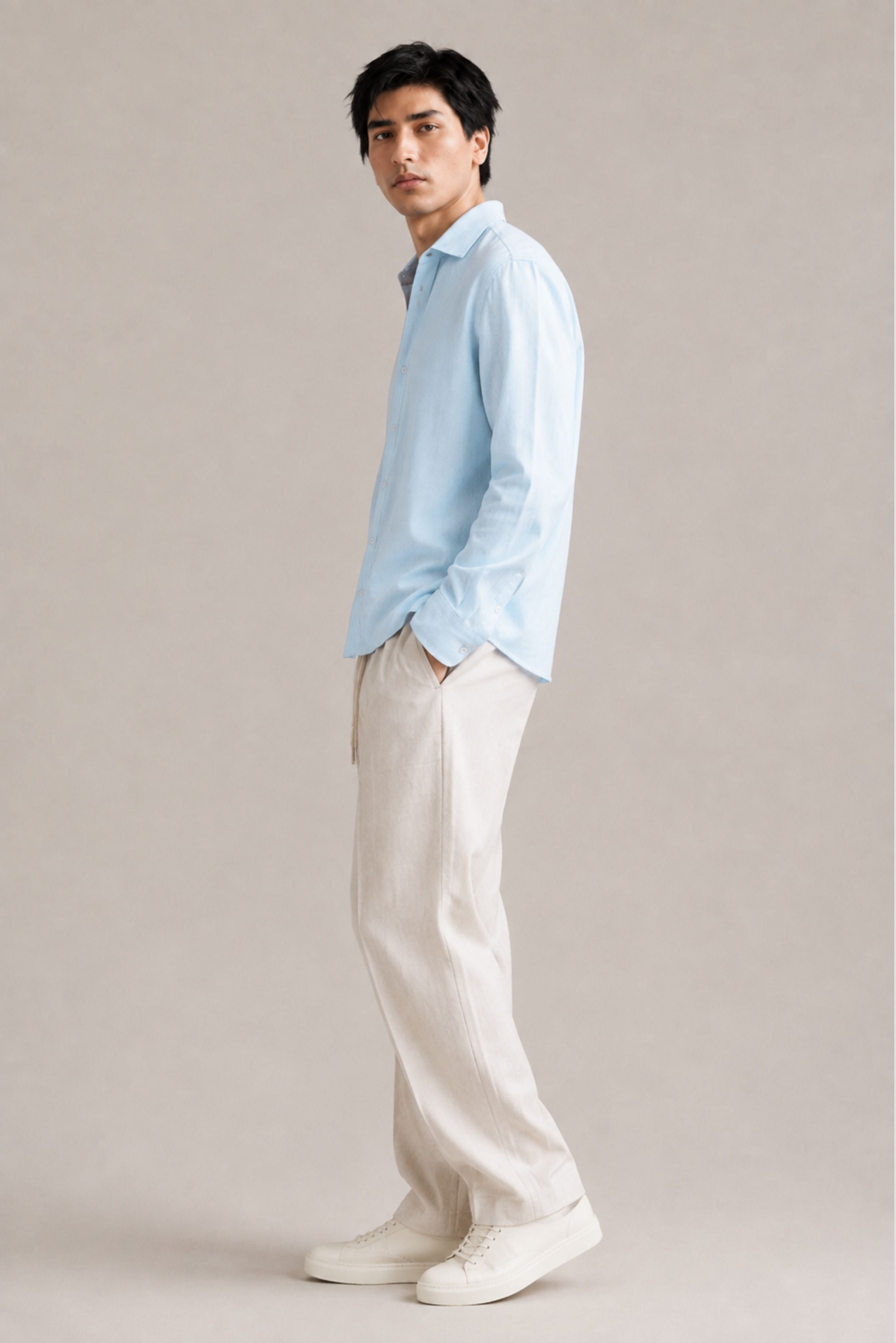 BOXY CROPPED SHIRT