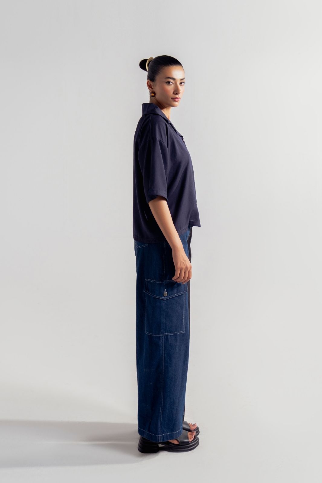 RELAXED FIT RESORT SHIRT BLUE