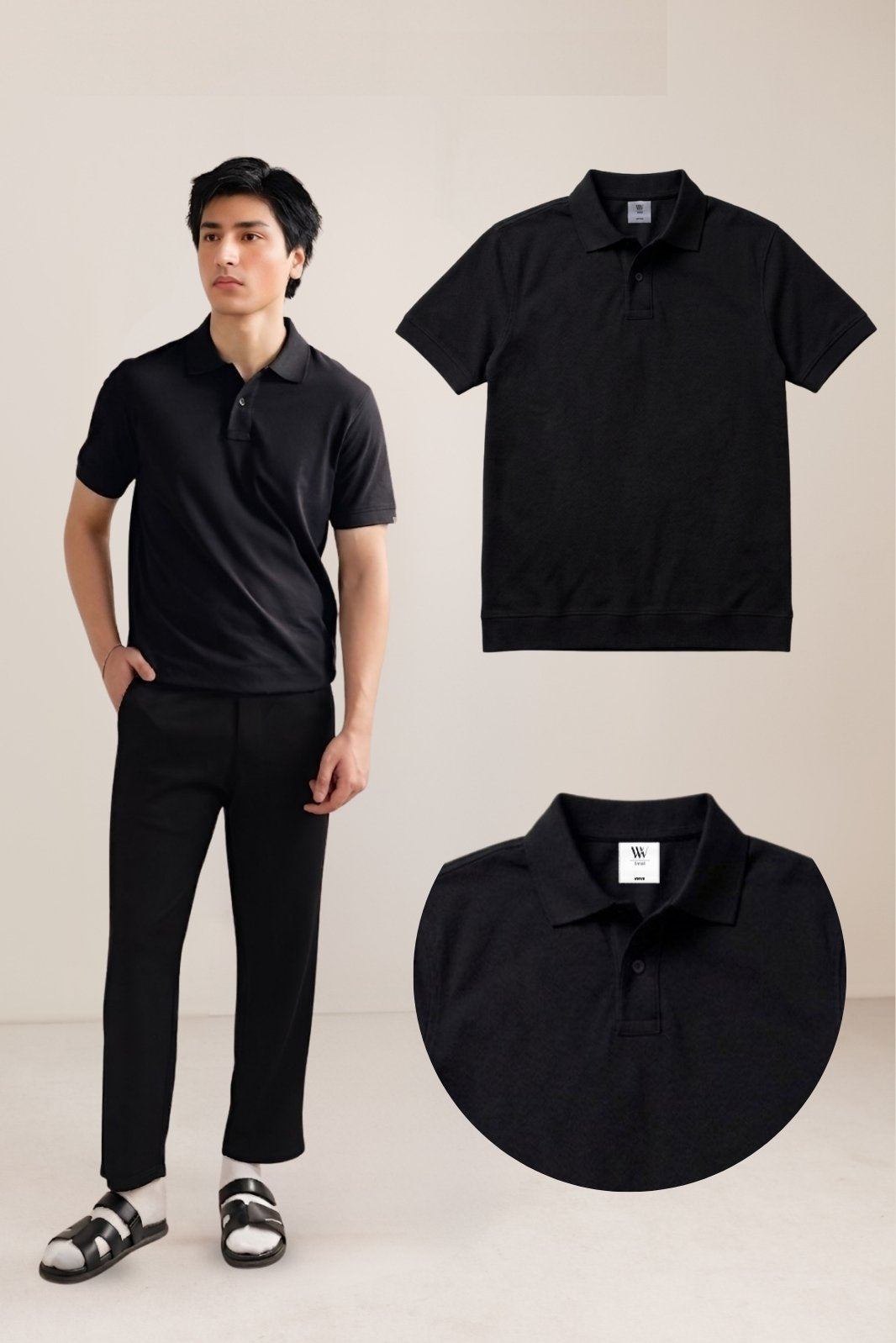 Pack of 3 Men’s Classic Button Polo