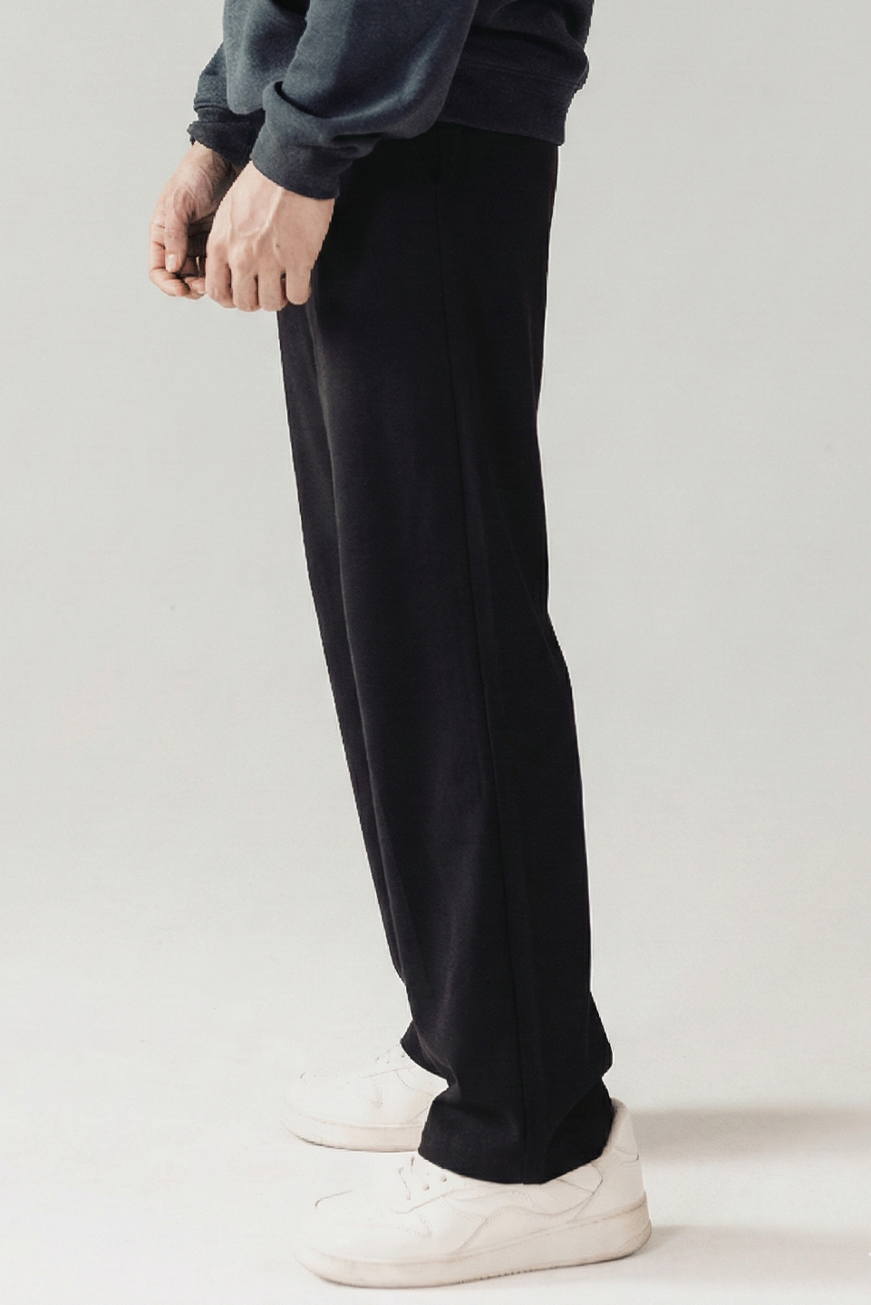 TAILORED SCUBA PANTS BLACK