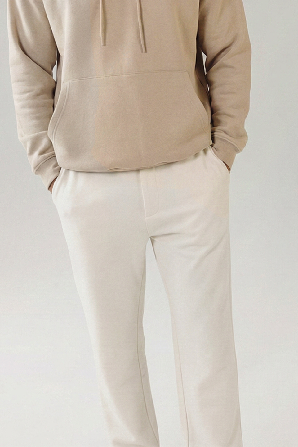 TAILORED SCUBA PANTS BEIGE