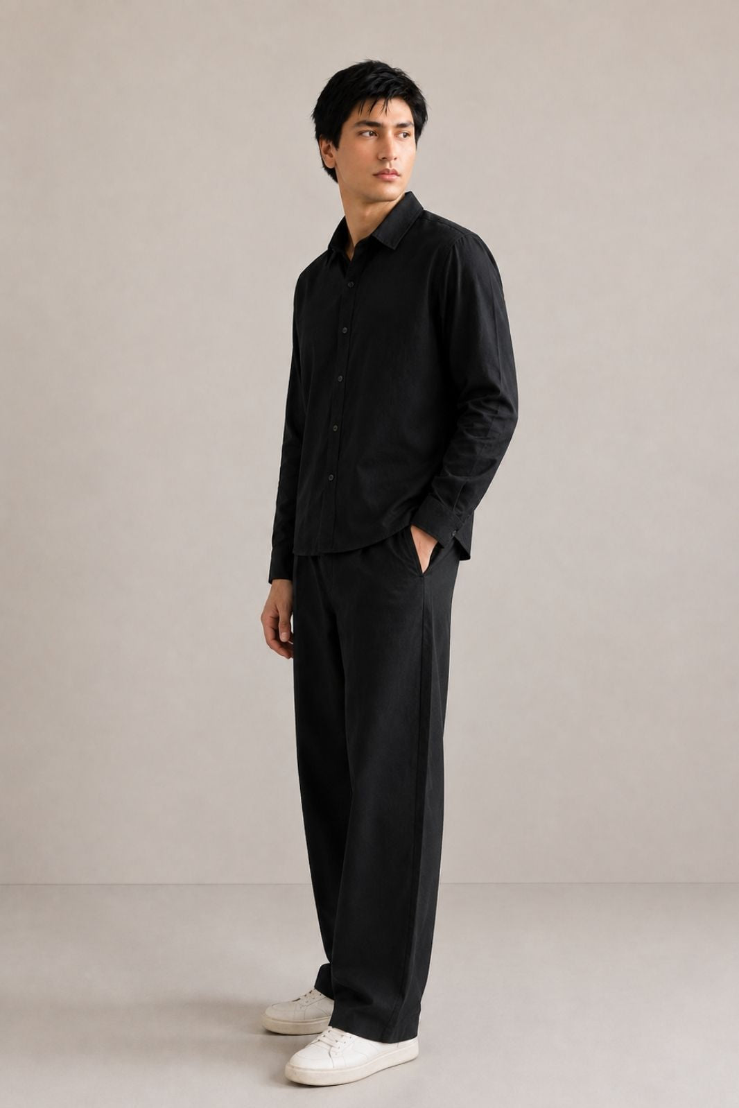 BOXY CROPPED SHIRT