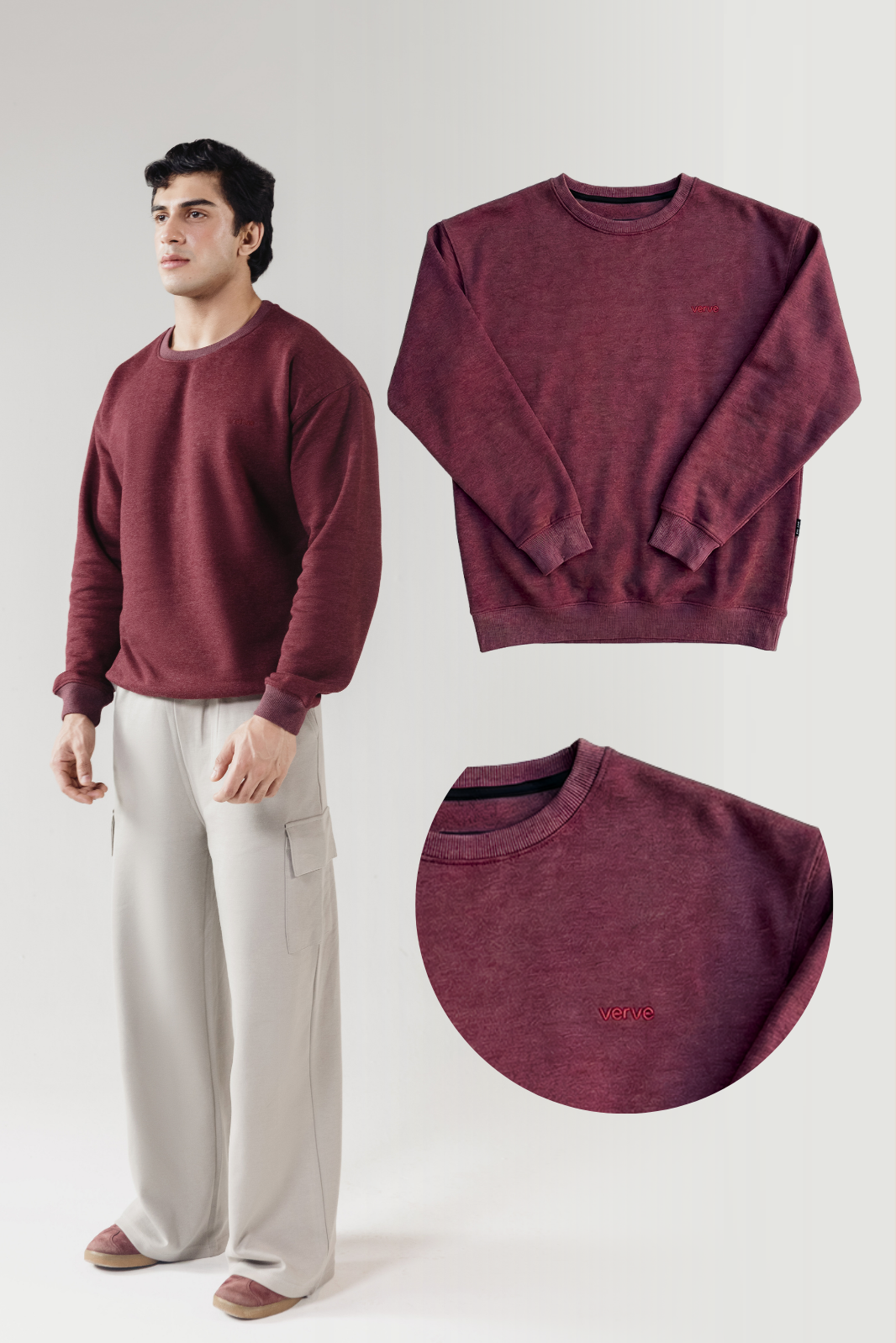 Pack of 3 Basic Sweatshirts