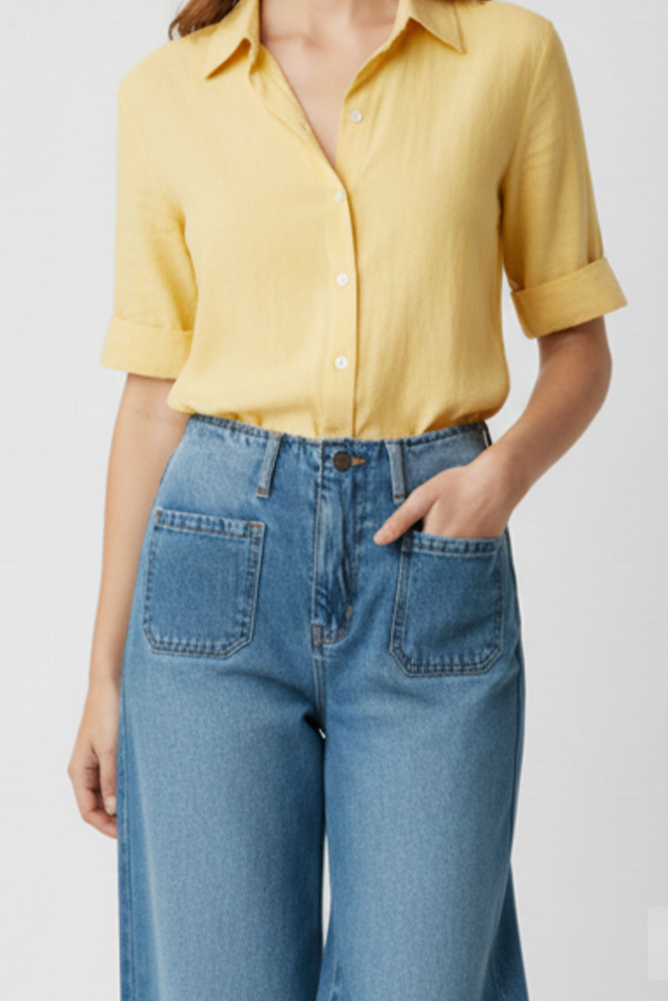 WIDE LEG DENIM