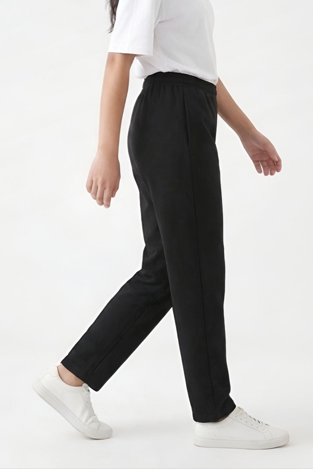STRAIGHT LEG INTERLOCK TROUSERS