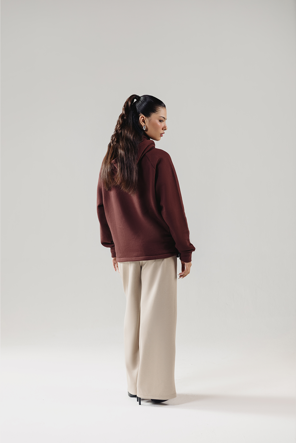 STRUCTURED ZIP HOODIE