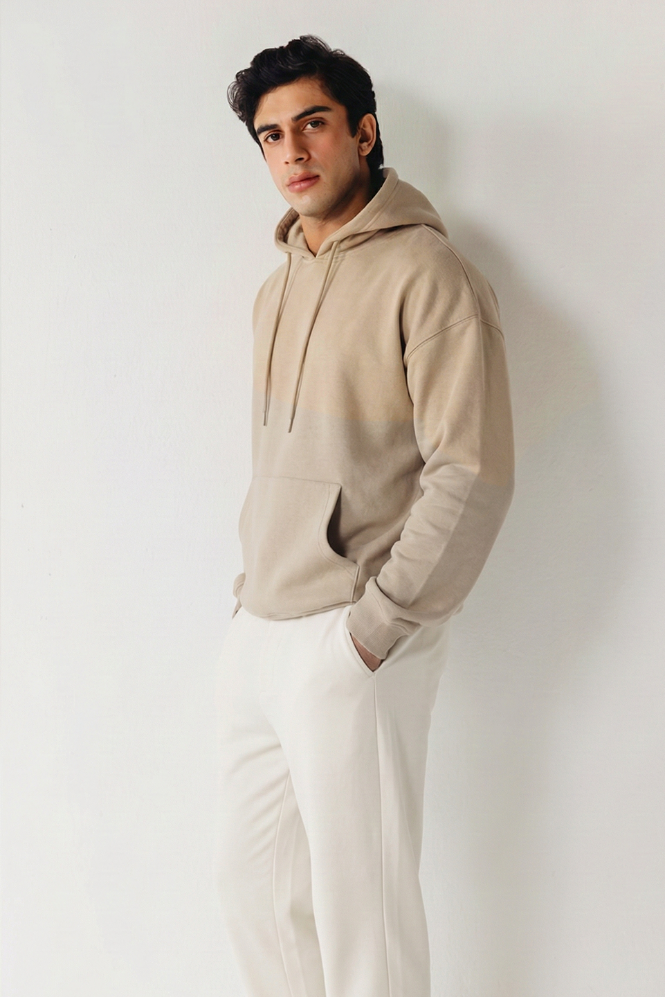 TAILORED SCUBA PANTS BEIGE