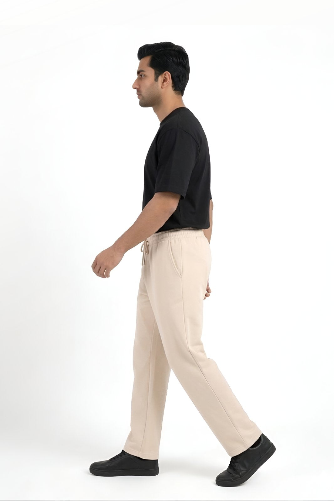 STRAIGHT LEG INTERLOCK TROUSERS