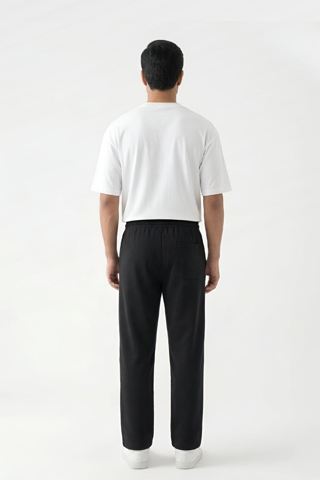 RELAXED FIT INTERLOCK TROUSERS