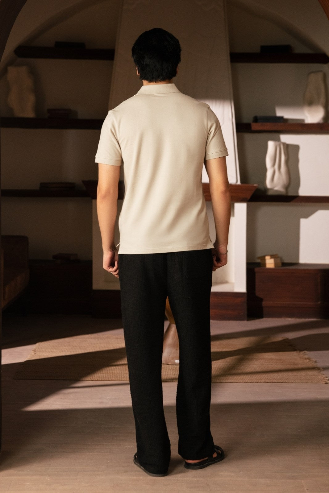 MEN'S ZIP POLO – PIQUE