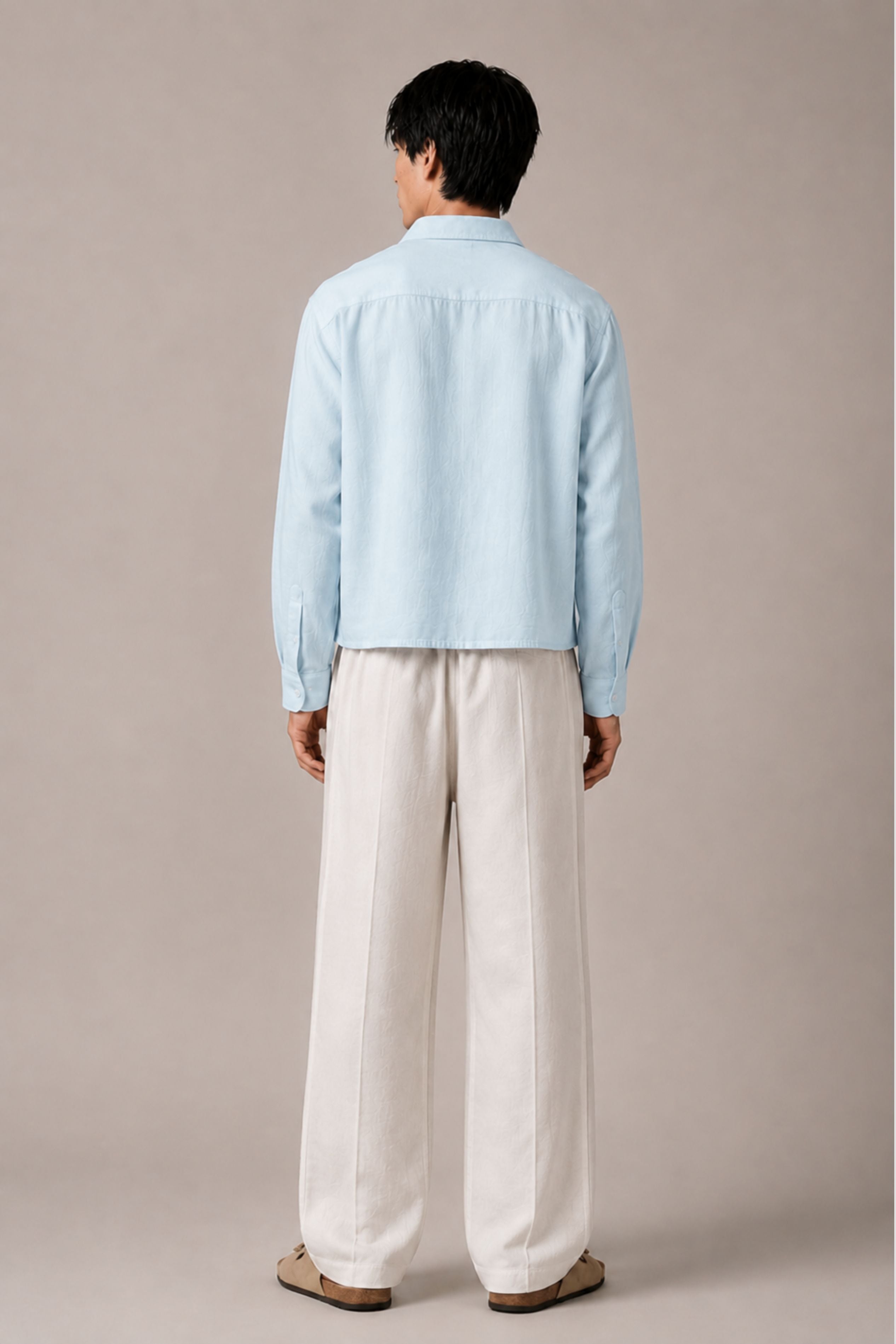 BOXY CROPPED SHIRT