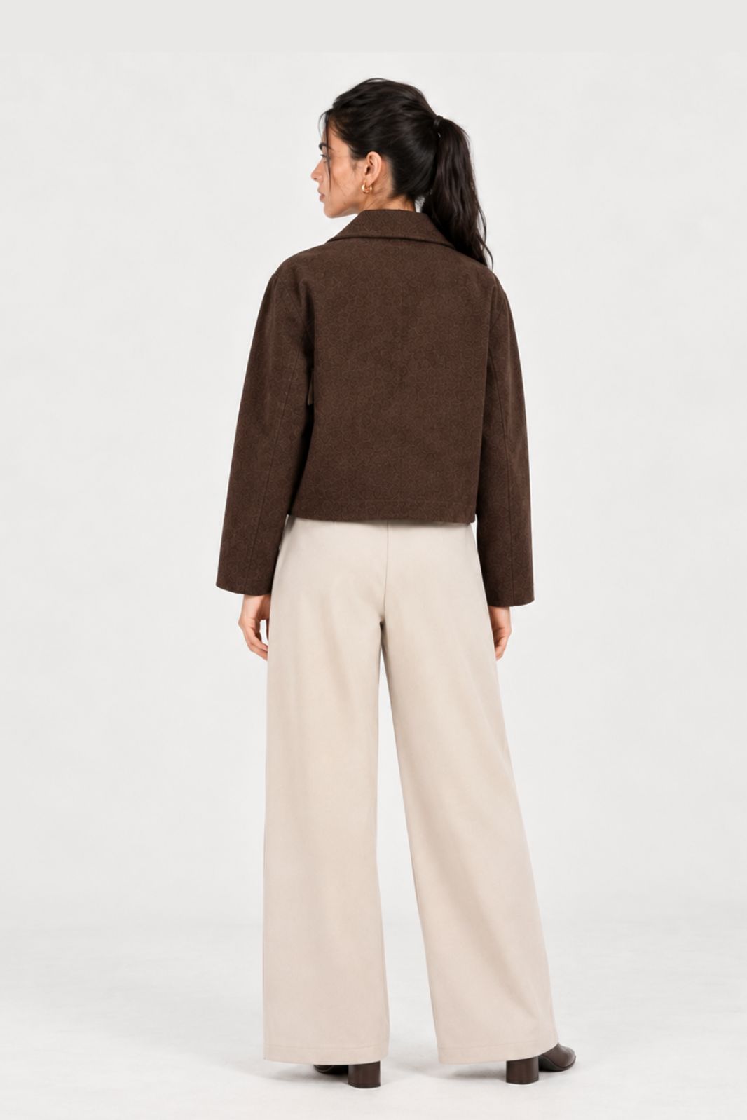 STRUCTURED CROC JACKET