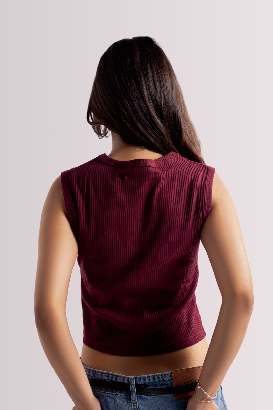 RIBBED SLIM-FIT TANK TOP