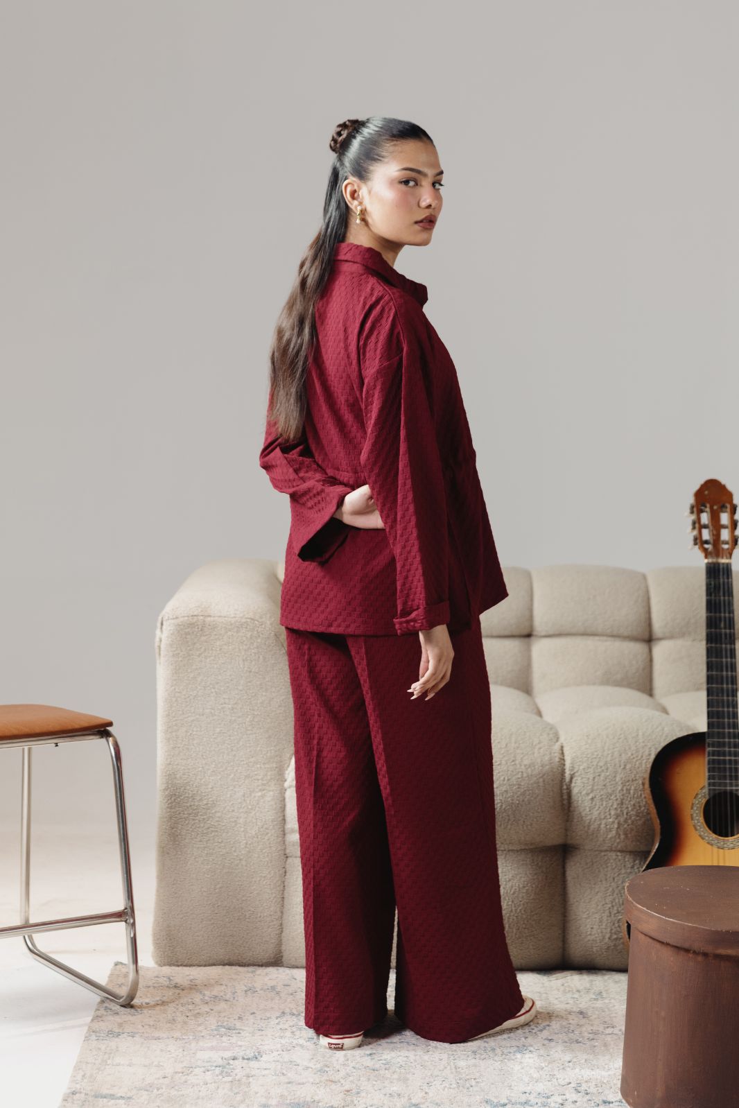 TEXTURED LOUNGE SET