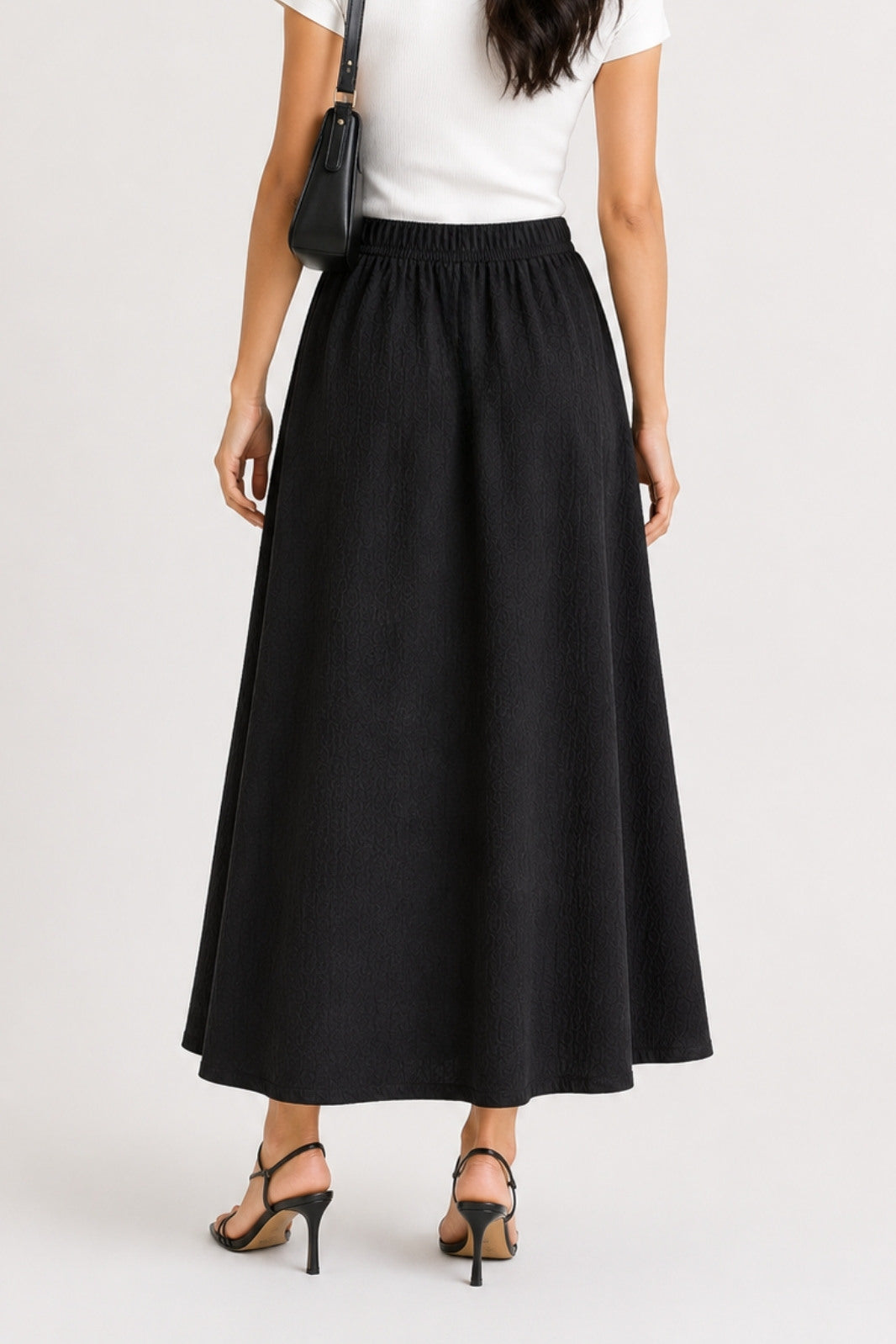 RIPPLE NOIR SKIRT