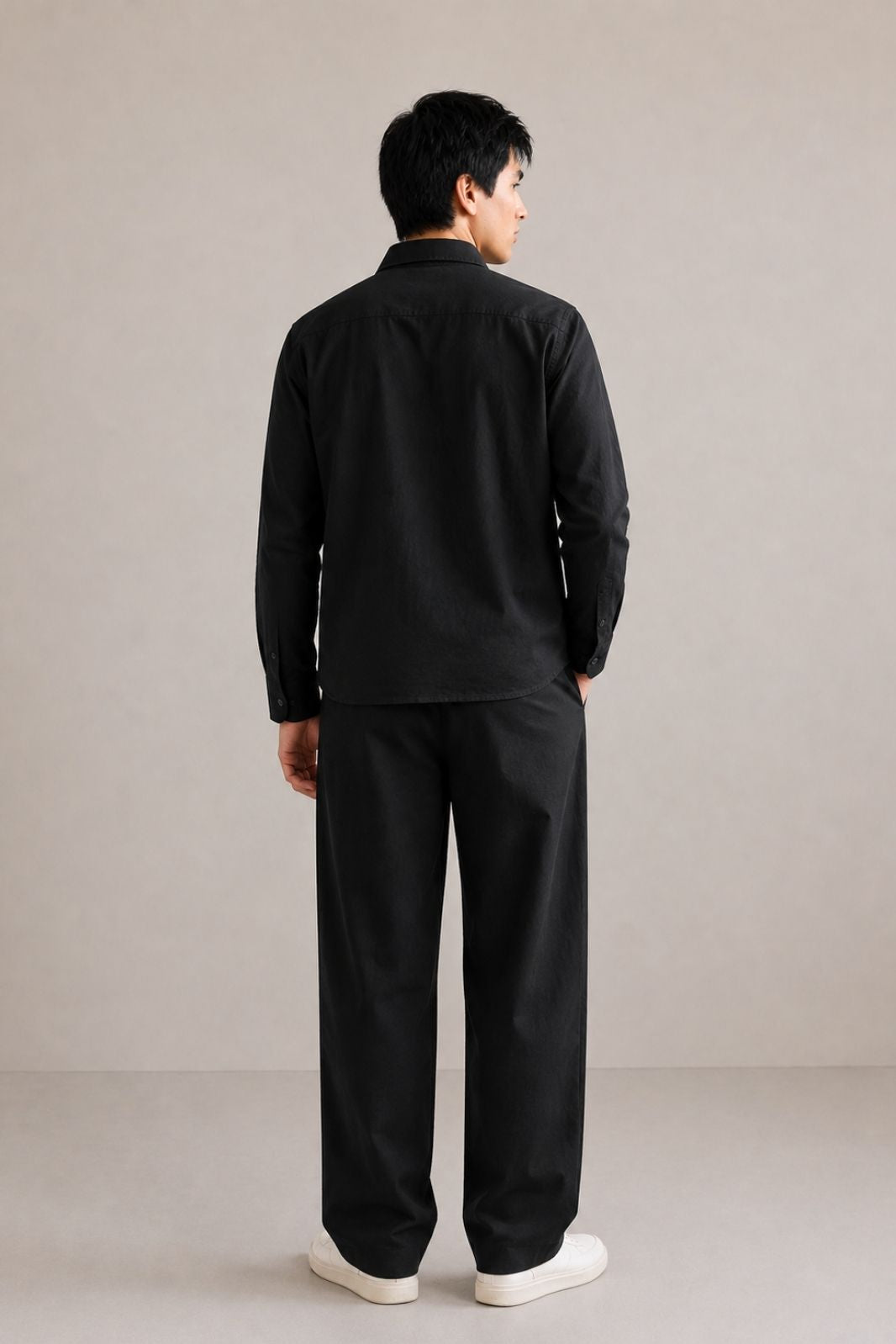 BOXY CROPPED SHIRT