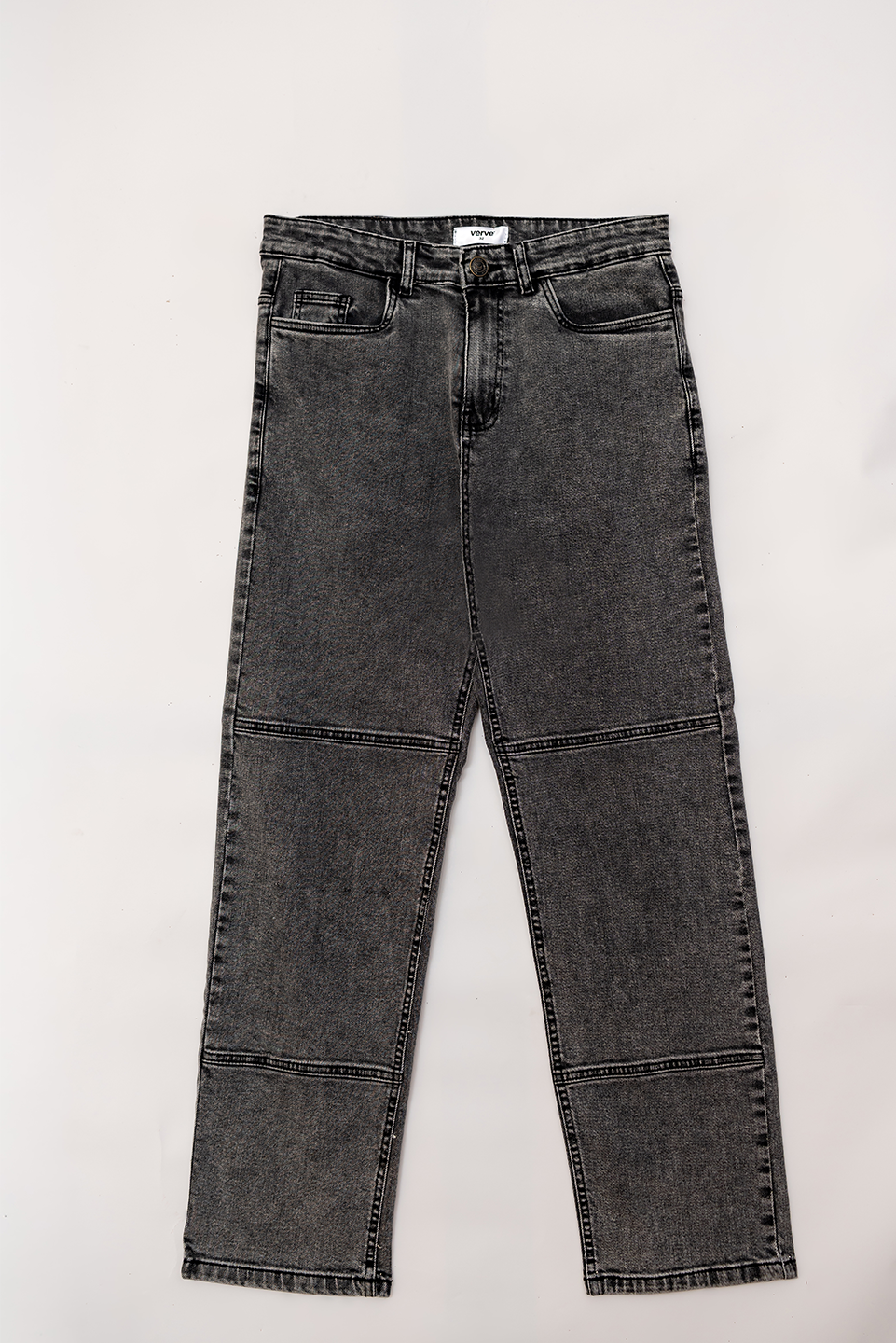 PANELLED STRAIGHT FIT DENIM