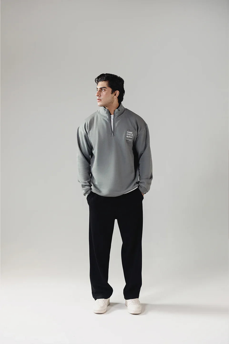 EVOLVE ZIP-NECK SWEATSHIRT