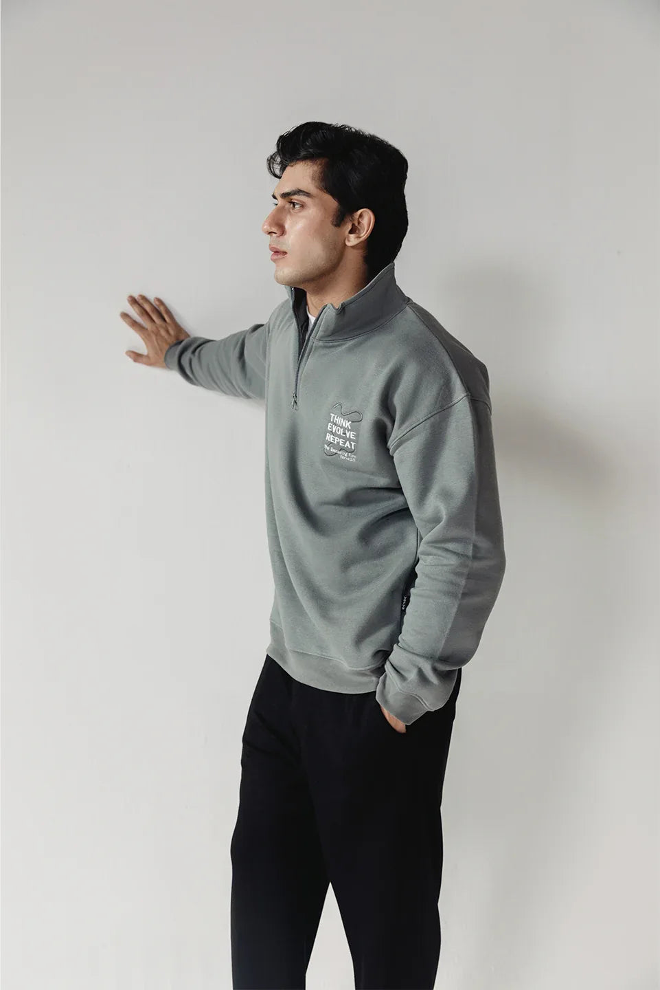 EVOLVE ZIP-NECK SWEATSHIRT