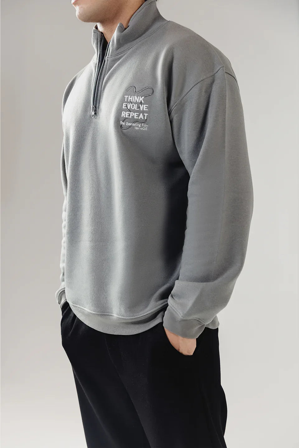 EVOLVE ZIP-NECK SWEATSHIRT