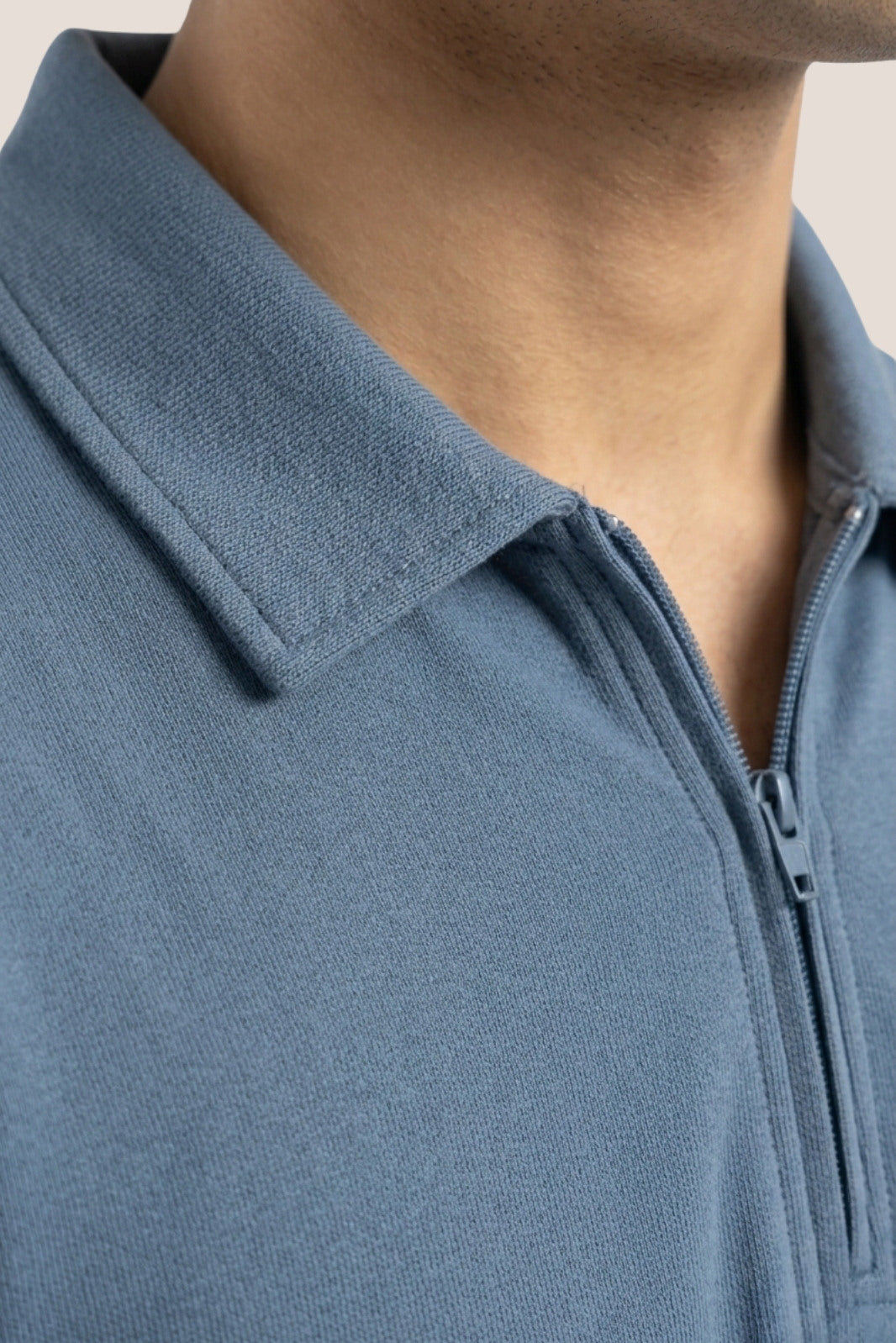 MEN'S ZIP POLO – SCUBA