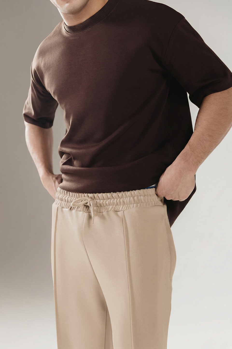 RELAXED SCUBA DRAWSTRING PANTS KHAKI