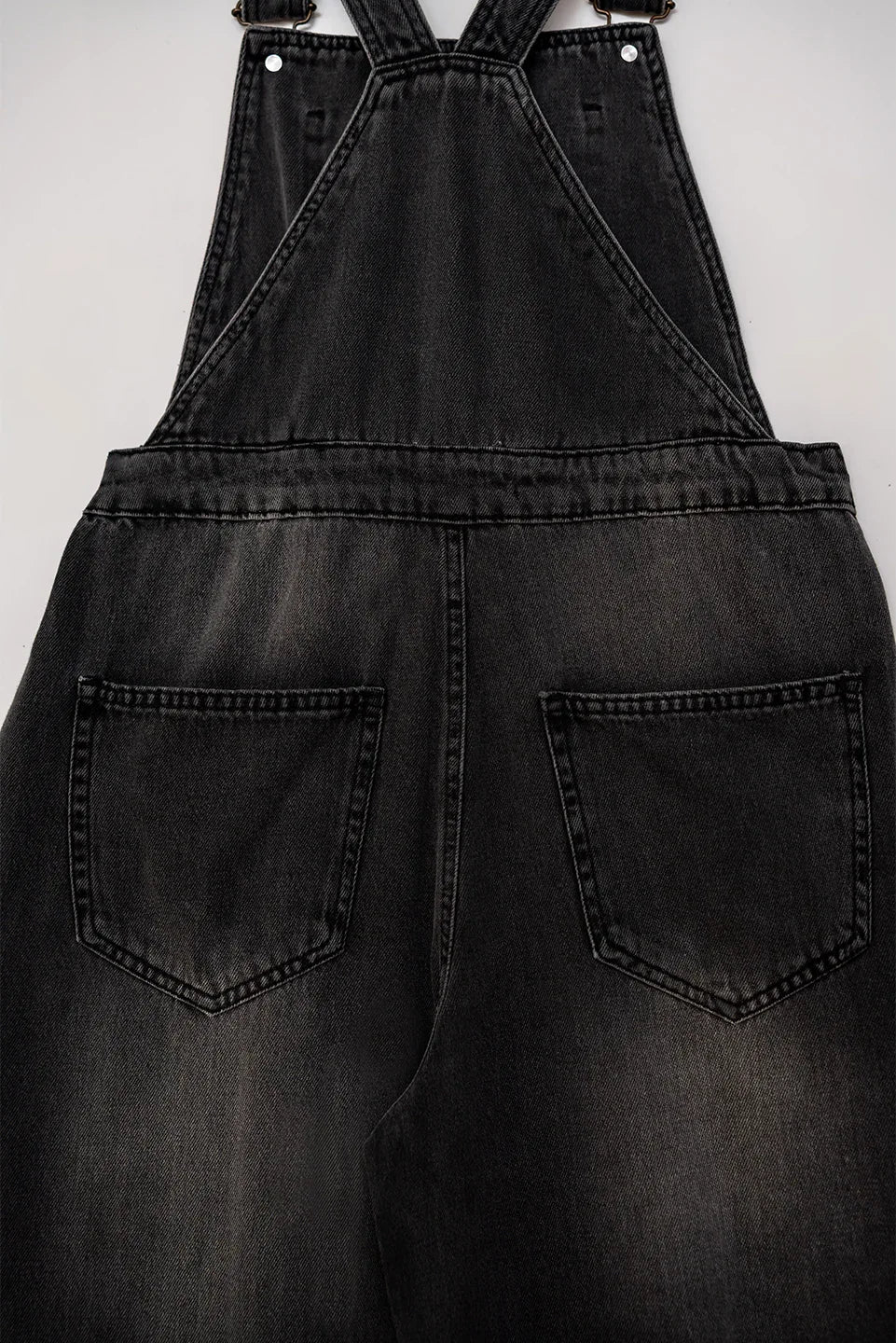 Women black denim overall pants casual wear Pakistan