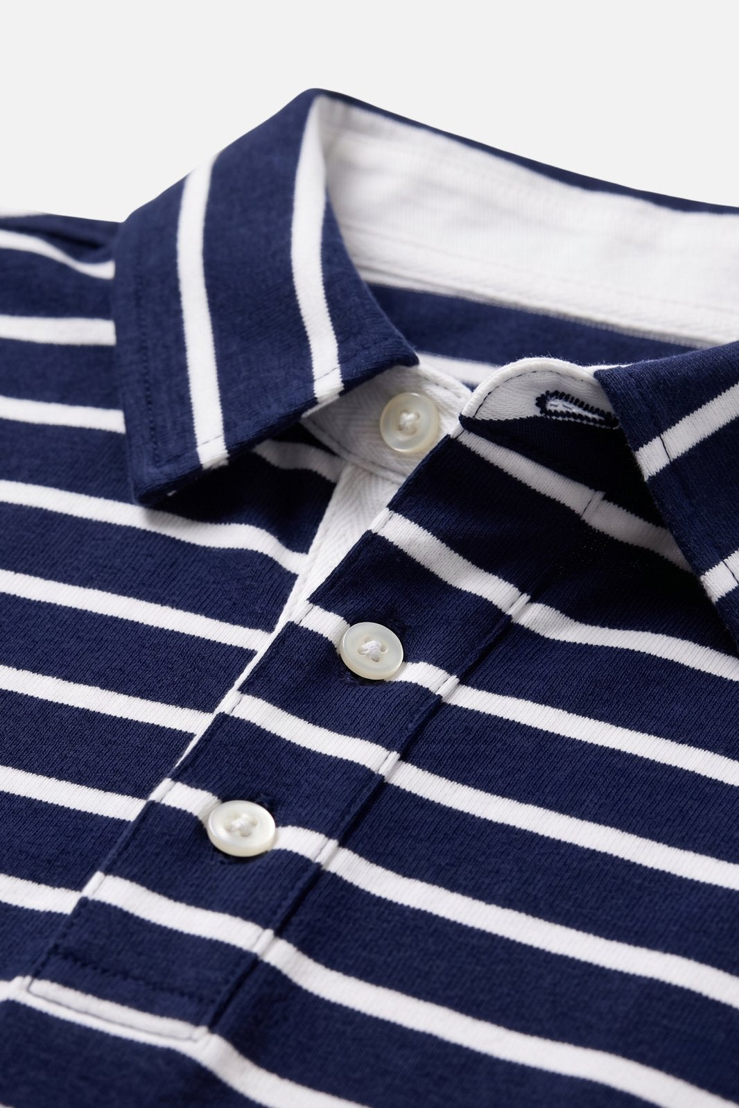 CLASSIS STRIPE LONG SLEEVE POLO