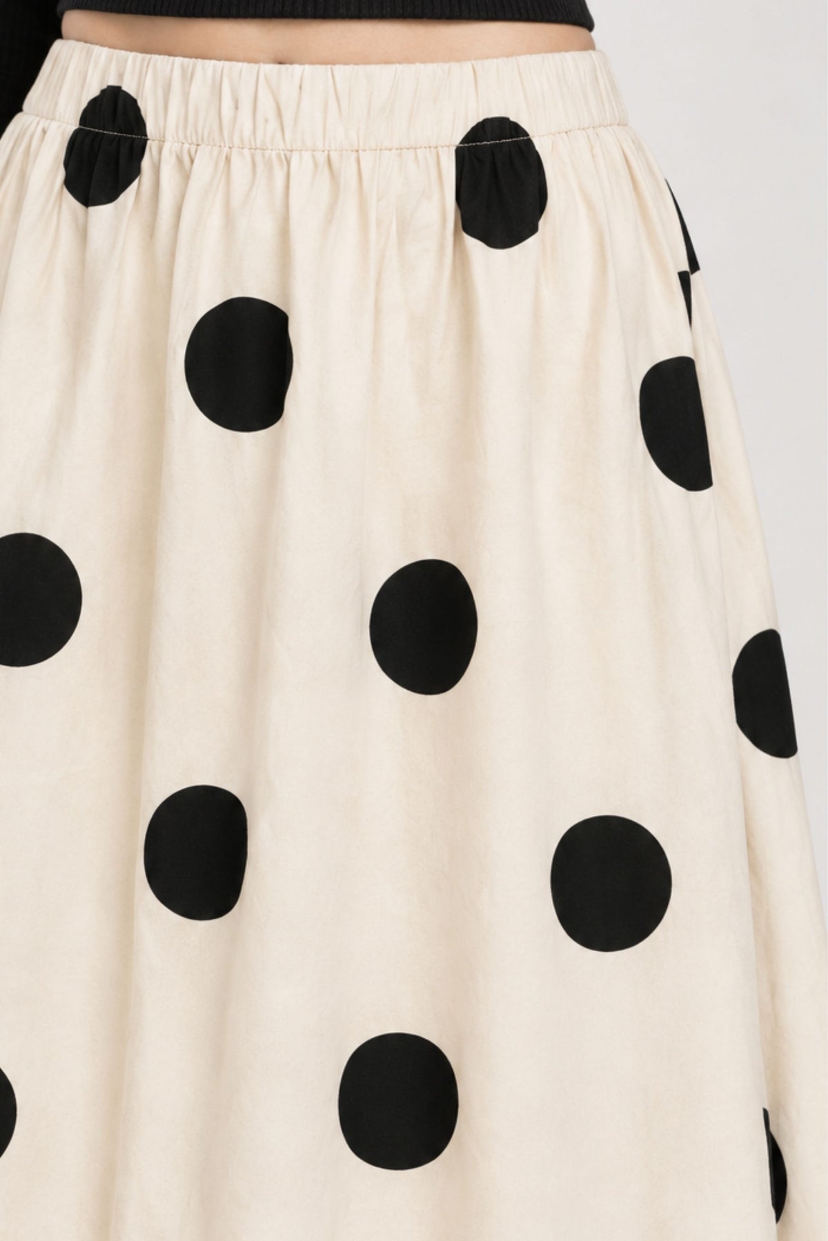 BUBBLE HEM SKIRT