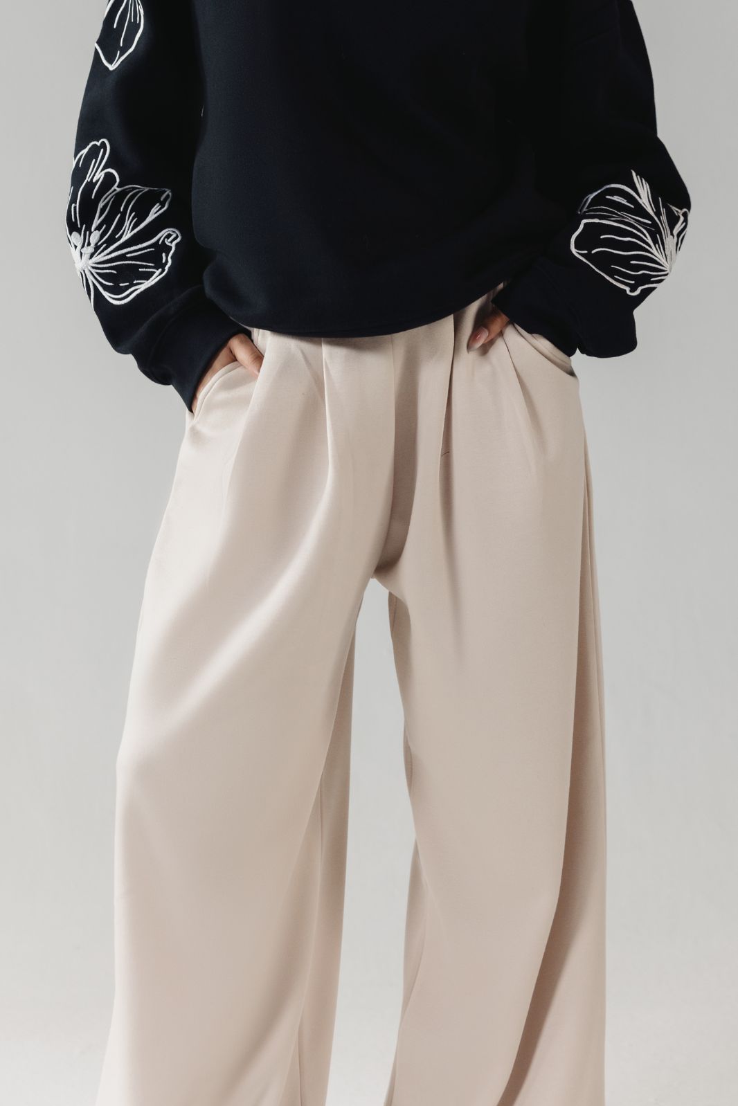 SCUBA WIDE-LEG PANTS