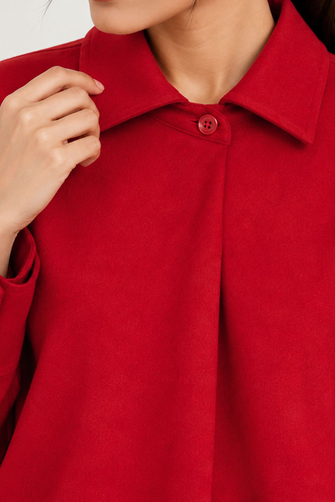 SOFT SUEDE SHIRT DRESS