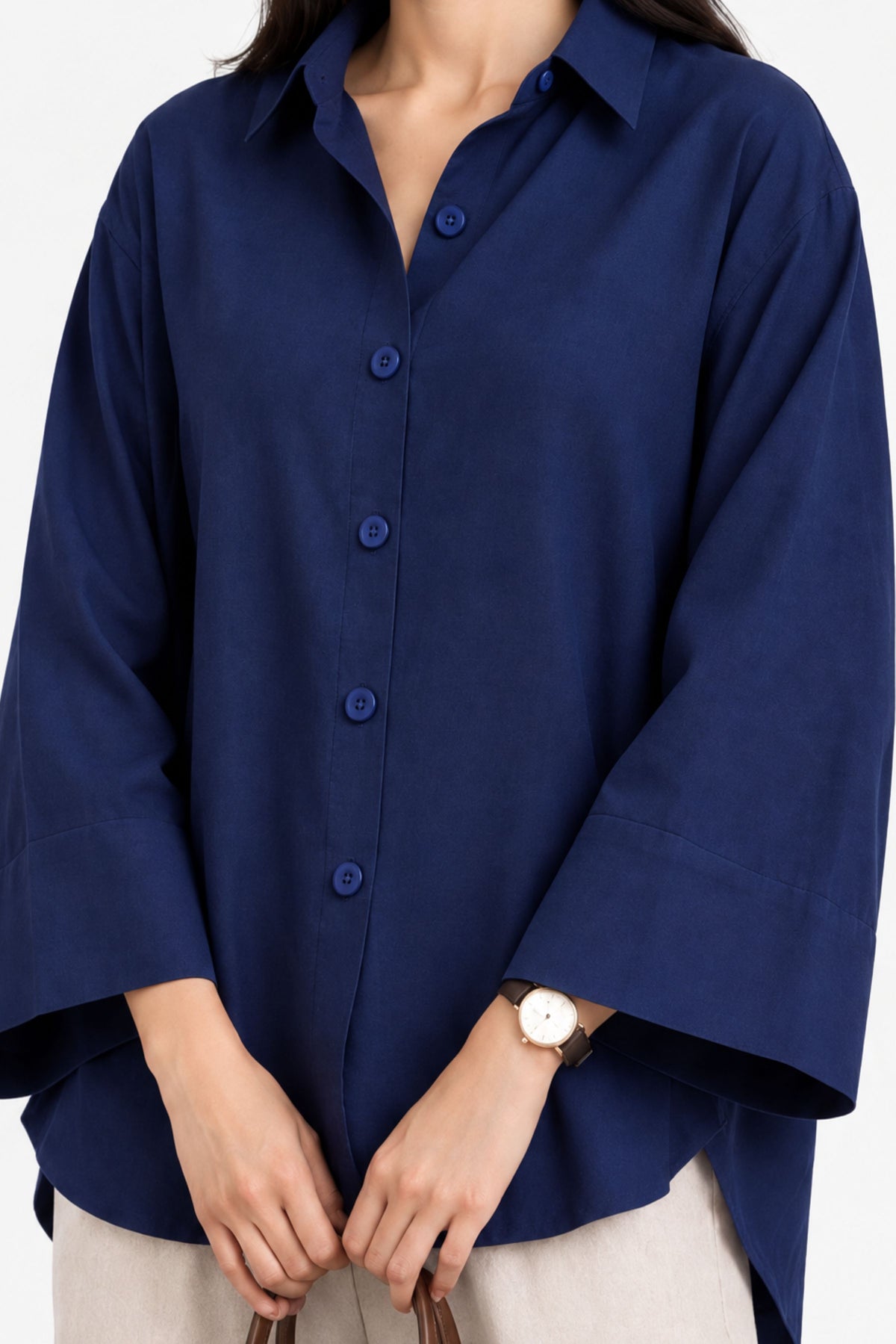 STATEMENT BUTTON DOWN SHIRT