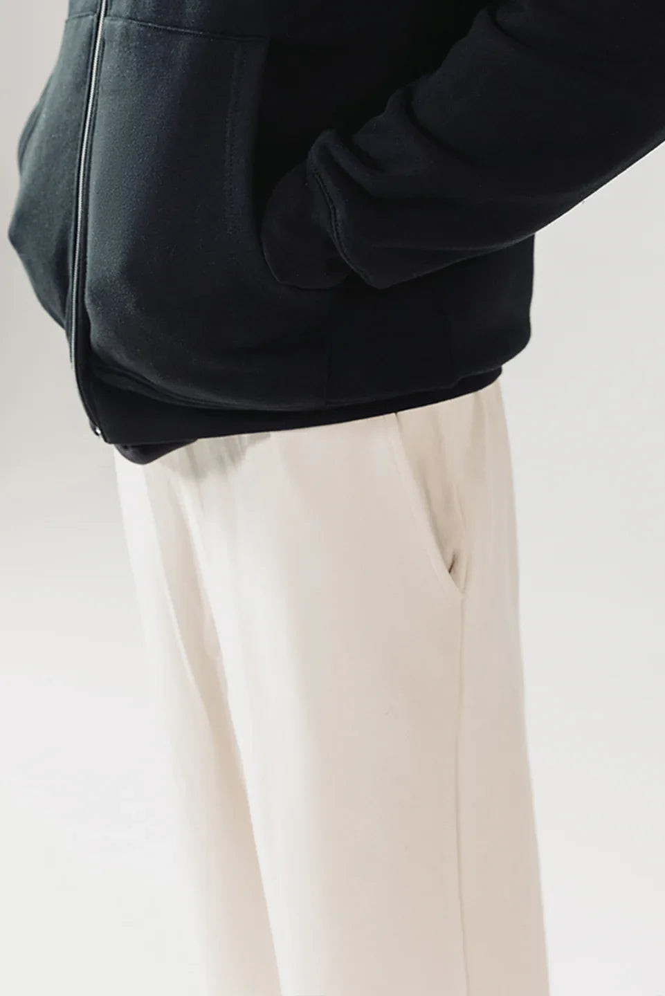 STRAIGHT LEG INTERLOCK TROUSERS