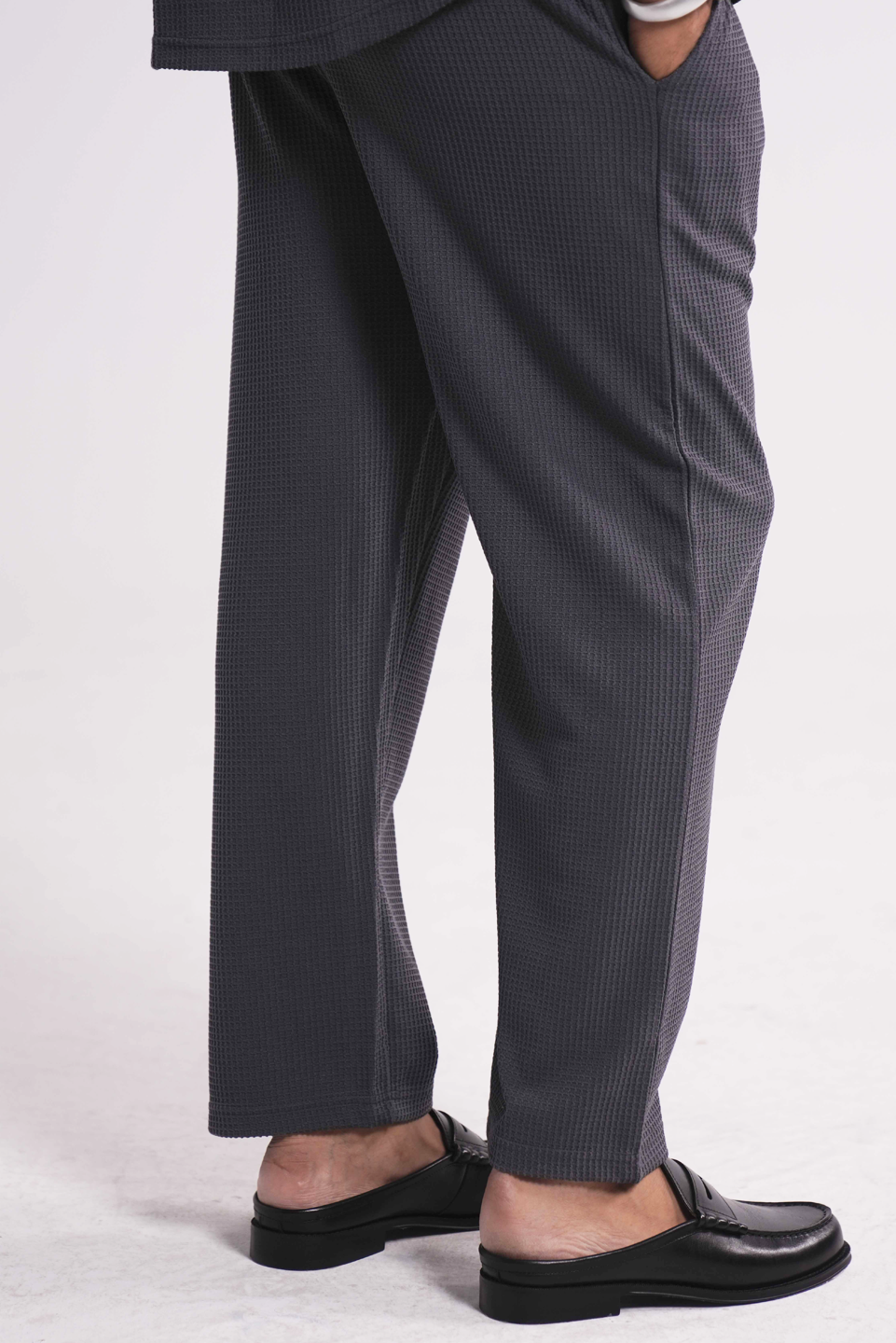 WAFFLE KNIT PANTS