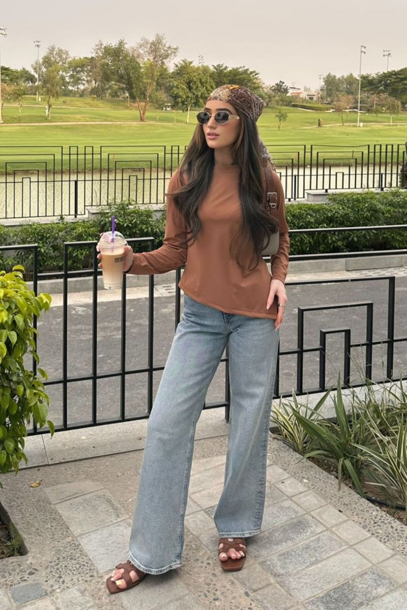 ASYMMETRIC LONG SLEEVE TEE